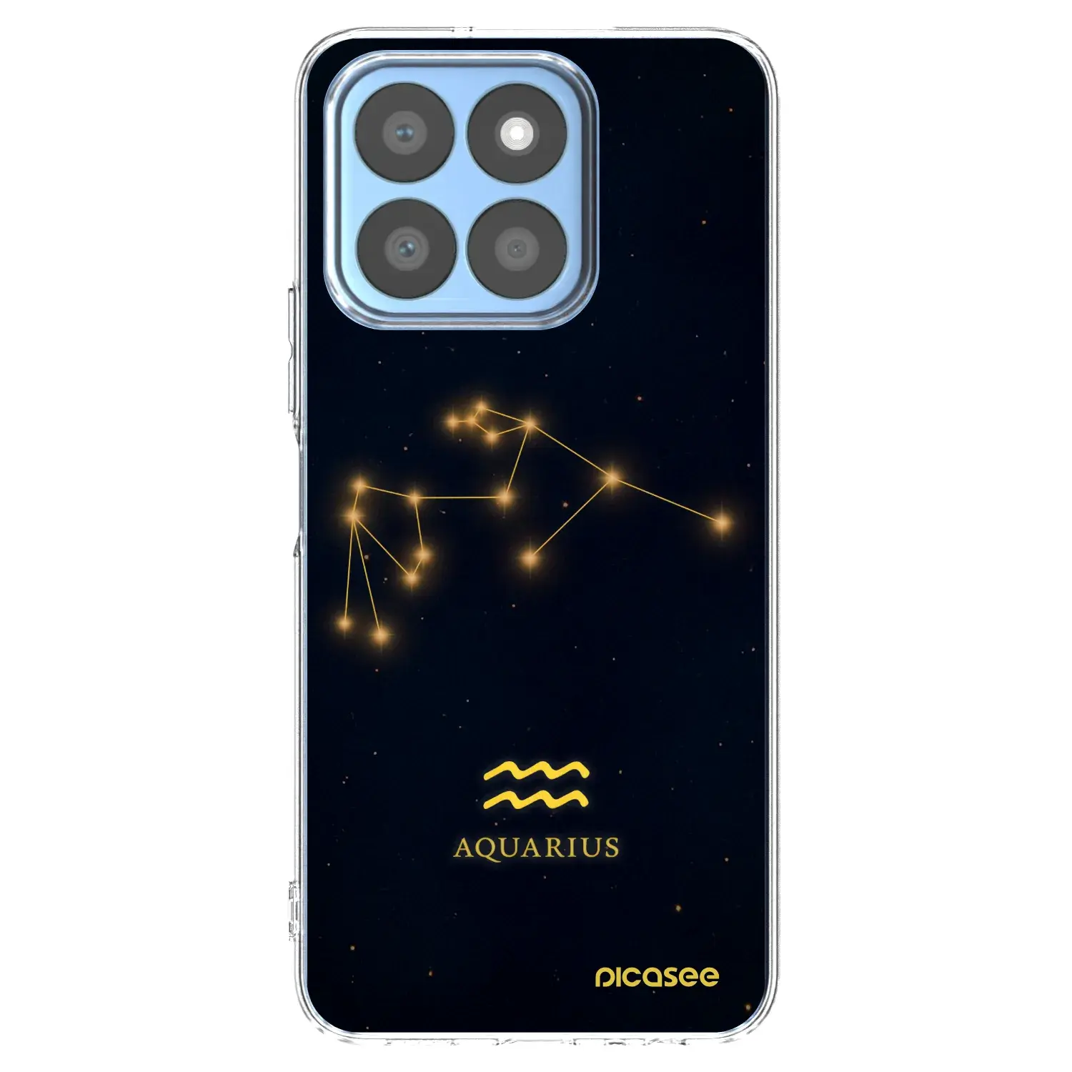 Silikonový průhledný obal pro Honor X8b - AQUARIUS