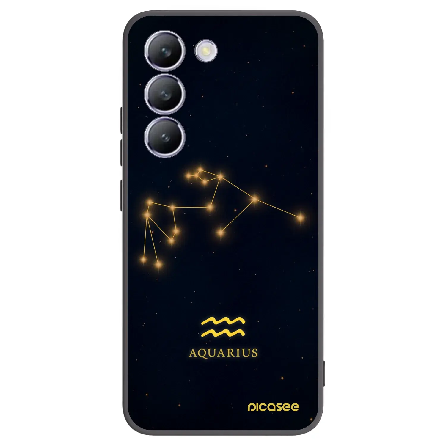 Silikonový černý obal pro Vivo V40 SE 5G - AQUARIUS