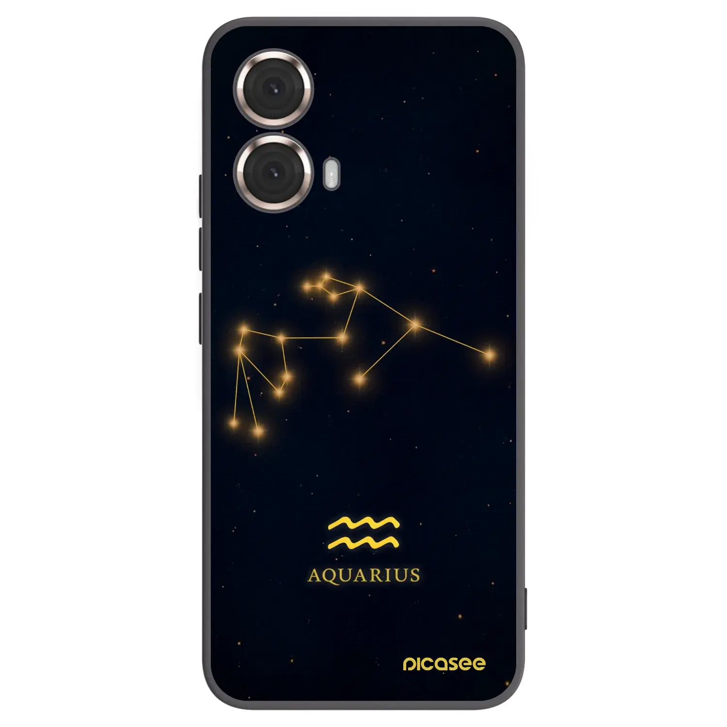 Silikonový černý obal pro Motorola Moto G85 - AQUARIUS