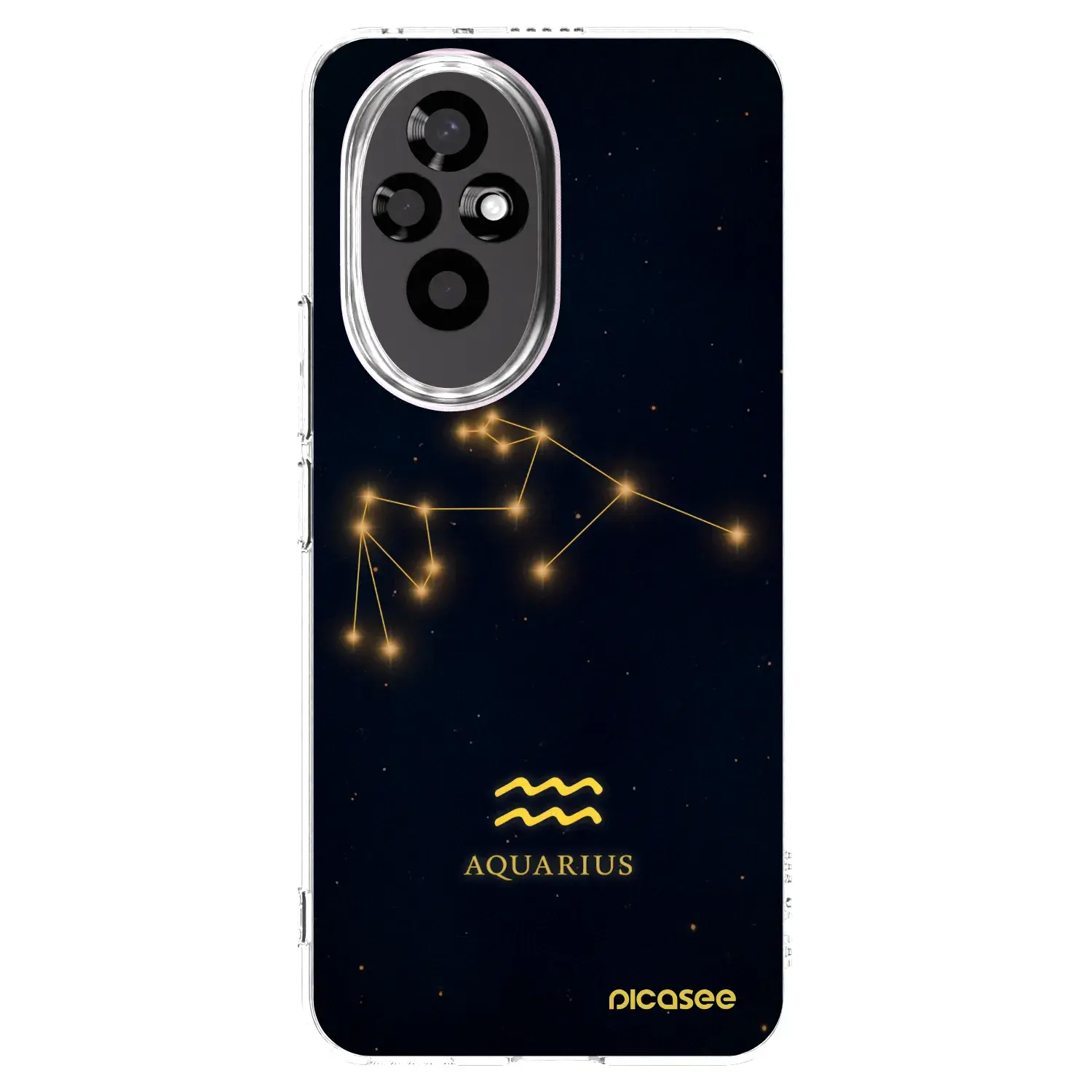 Silikonový průhledný obal pro Honor 200 Pro 5G - AQUARIUS