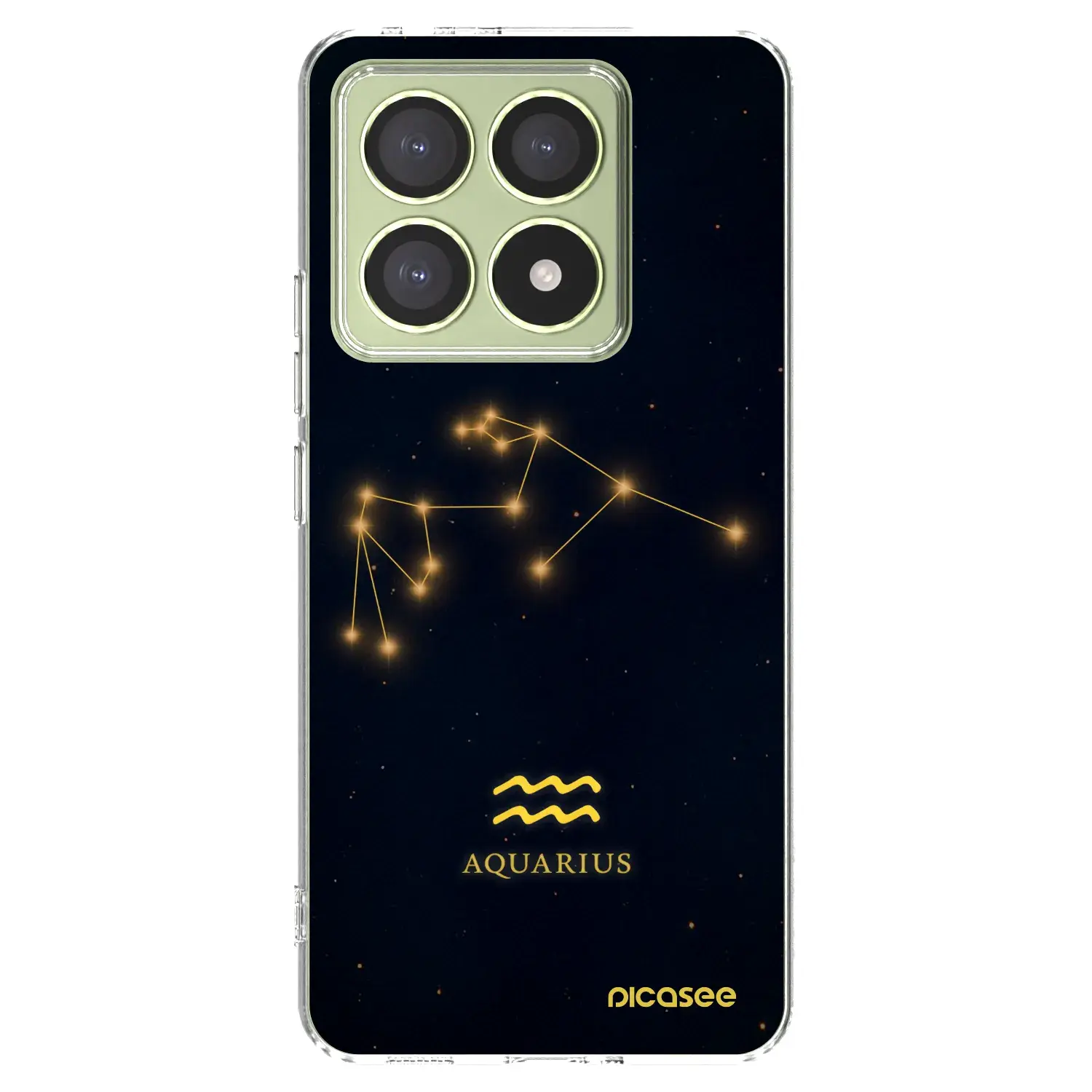 Silikonový průhledný obal pro Xiaomi 14T - AQUARIUS