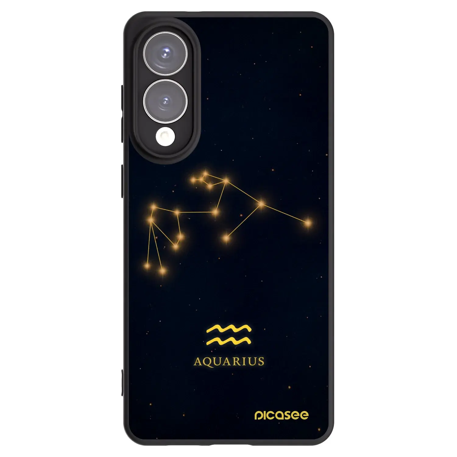 Silikonový černý obal pro Samsung Galaxy S25 Edge 5G - AQUARIUS