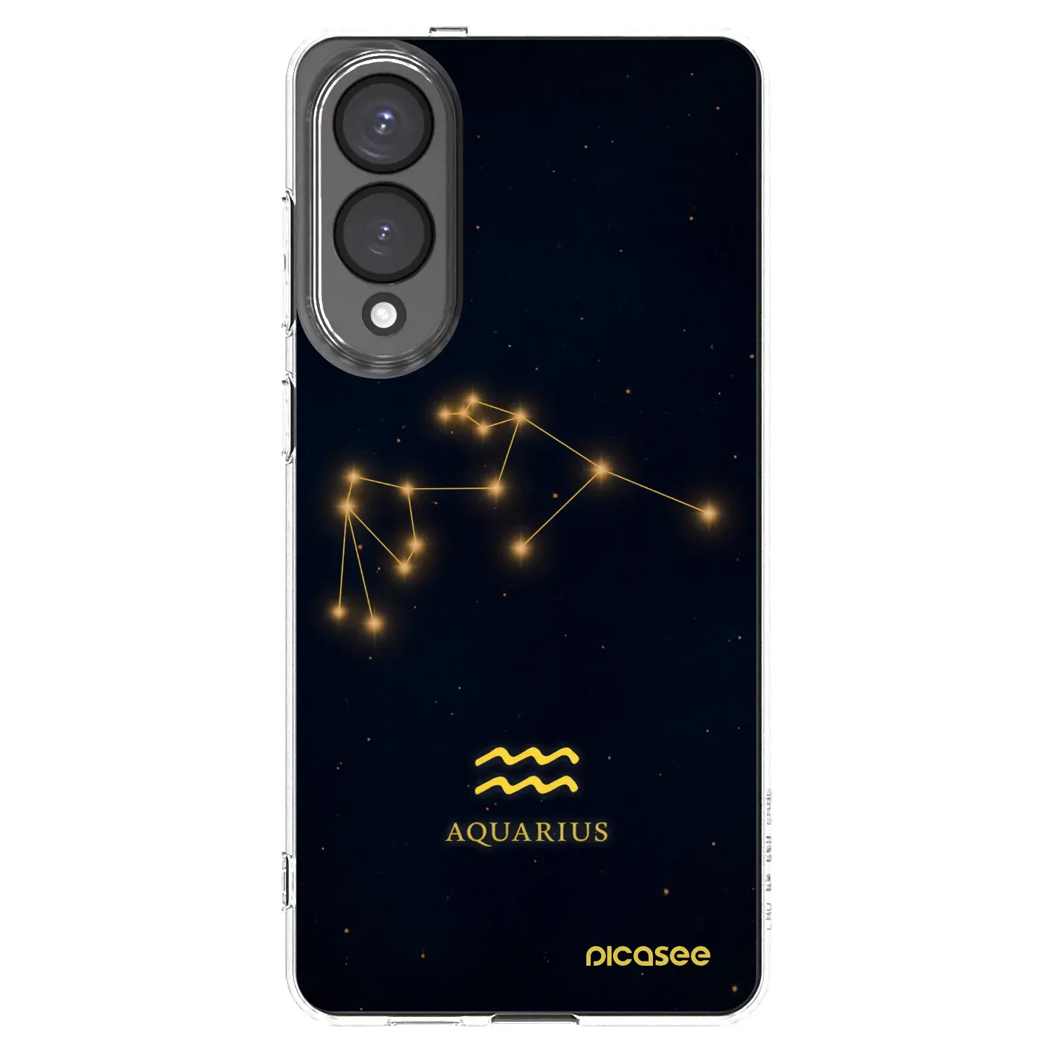 Silikonový průhledný obal pro Samsung Galaxy S25 Edge 5G - AQUARIUS