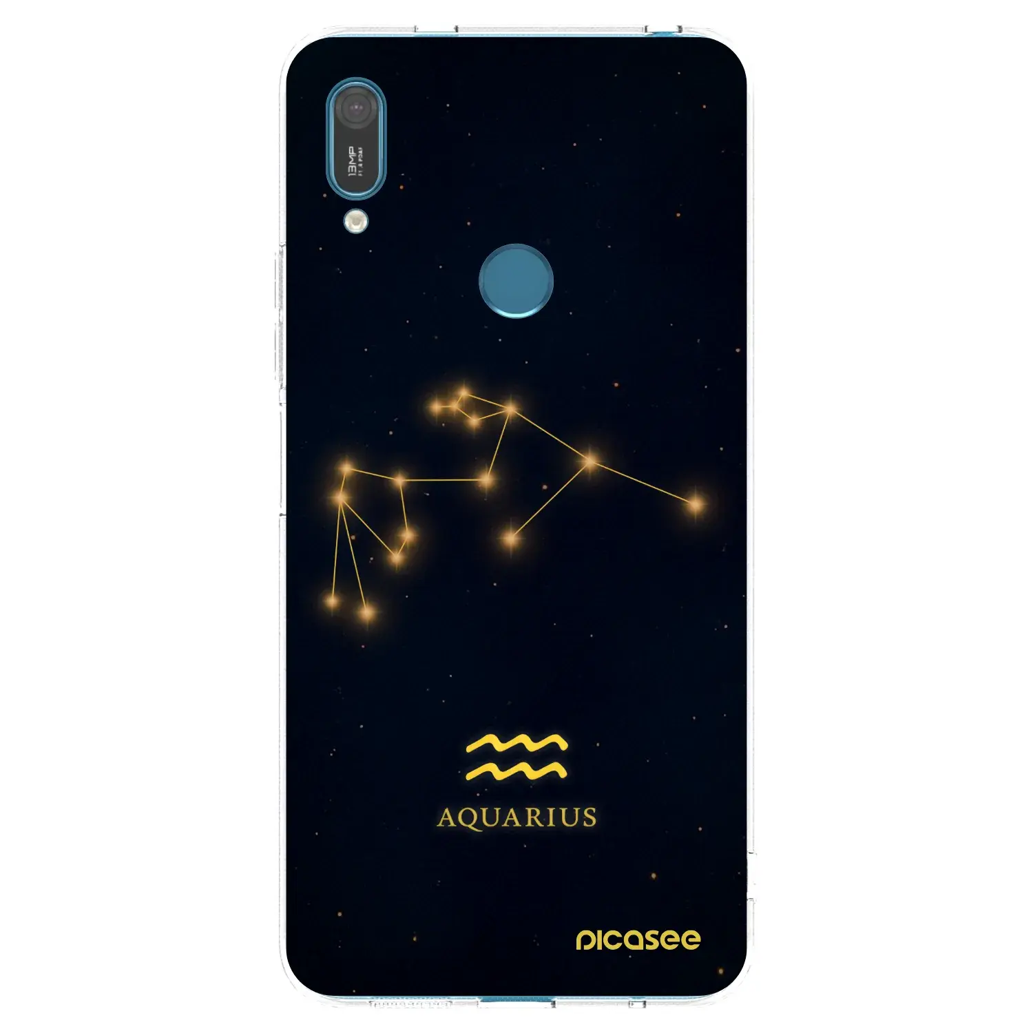 Silikonový průhledný obal pro Huawei Y7 2019 - AQUARIUS