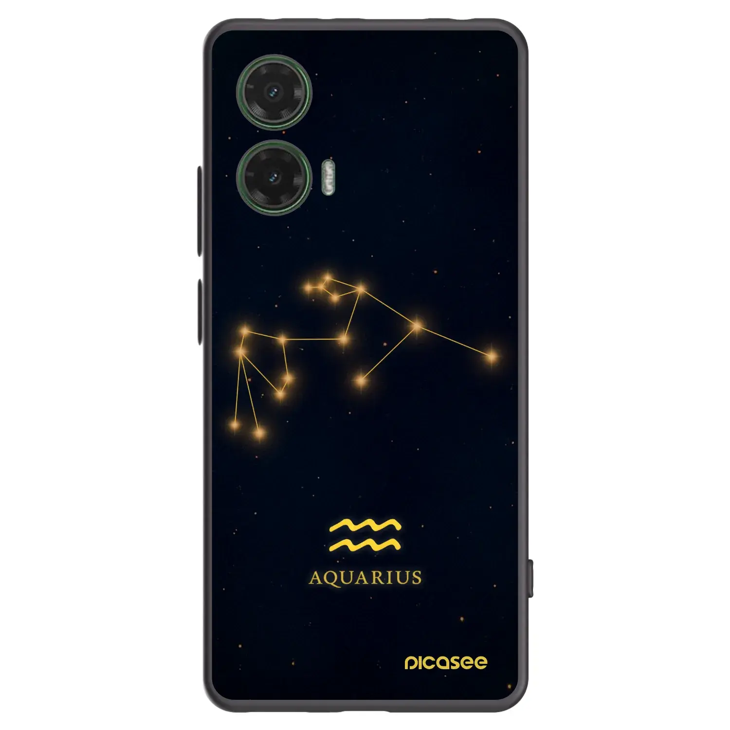 Silikonový černý obal pro Motorola Moto G35 5G - AQUARIUS
