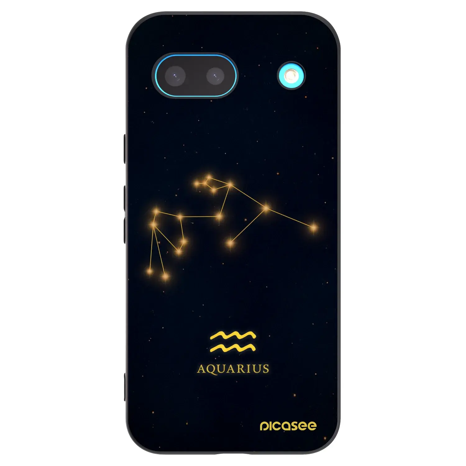 Silikonový černý obal pro Google Pixel 8a - AQUARIUS