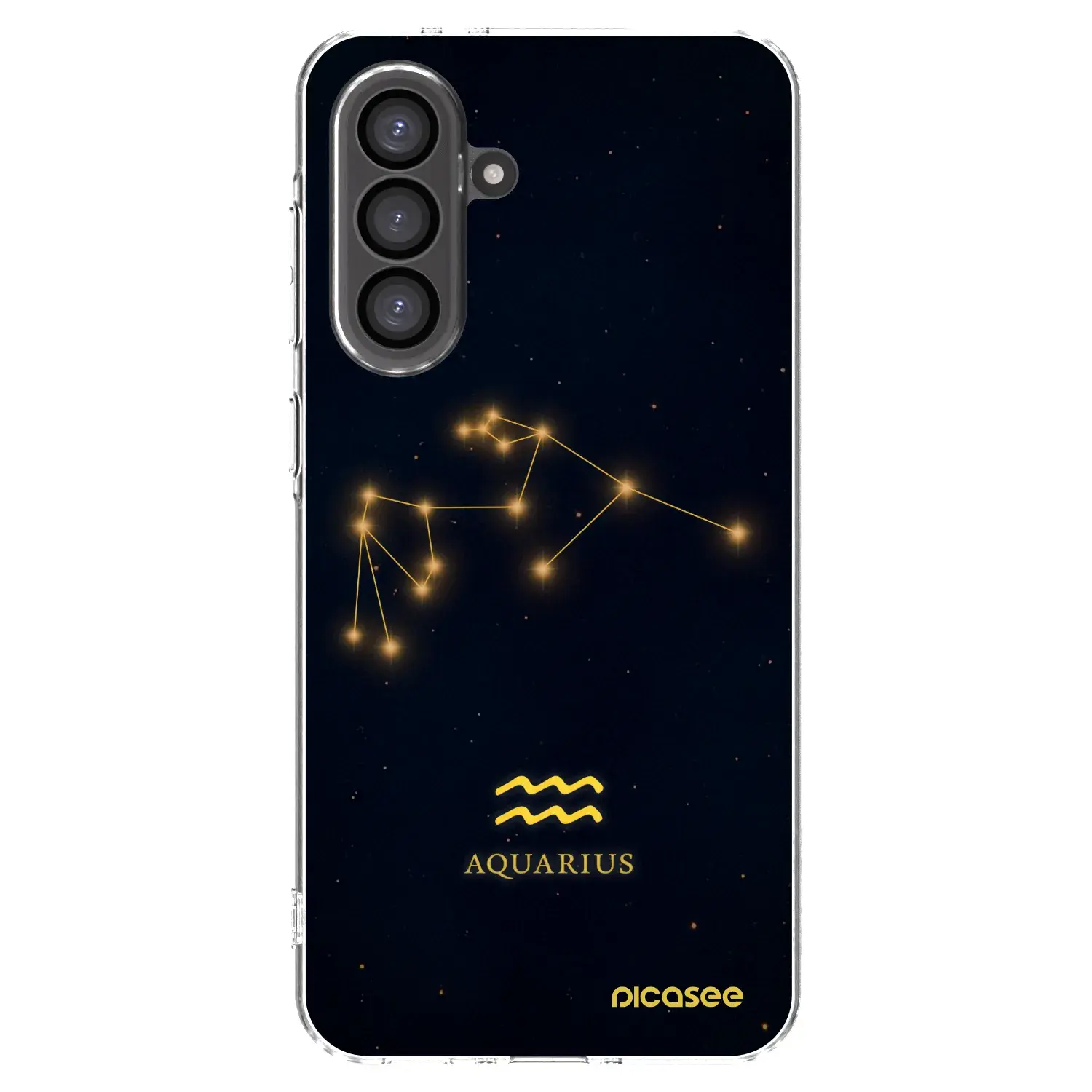 Silikonový průhledný obal pro Samsung Galaxy A36 5G - AQUARIUS