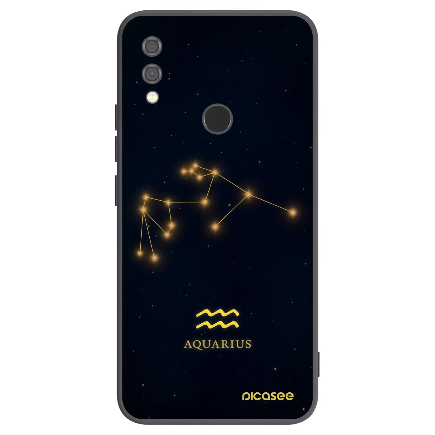 Silikonový černý obal pro Xiaomi Redmi Note 7 - AQUARIUS