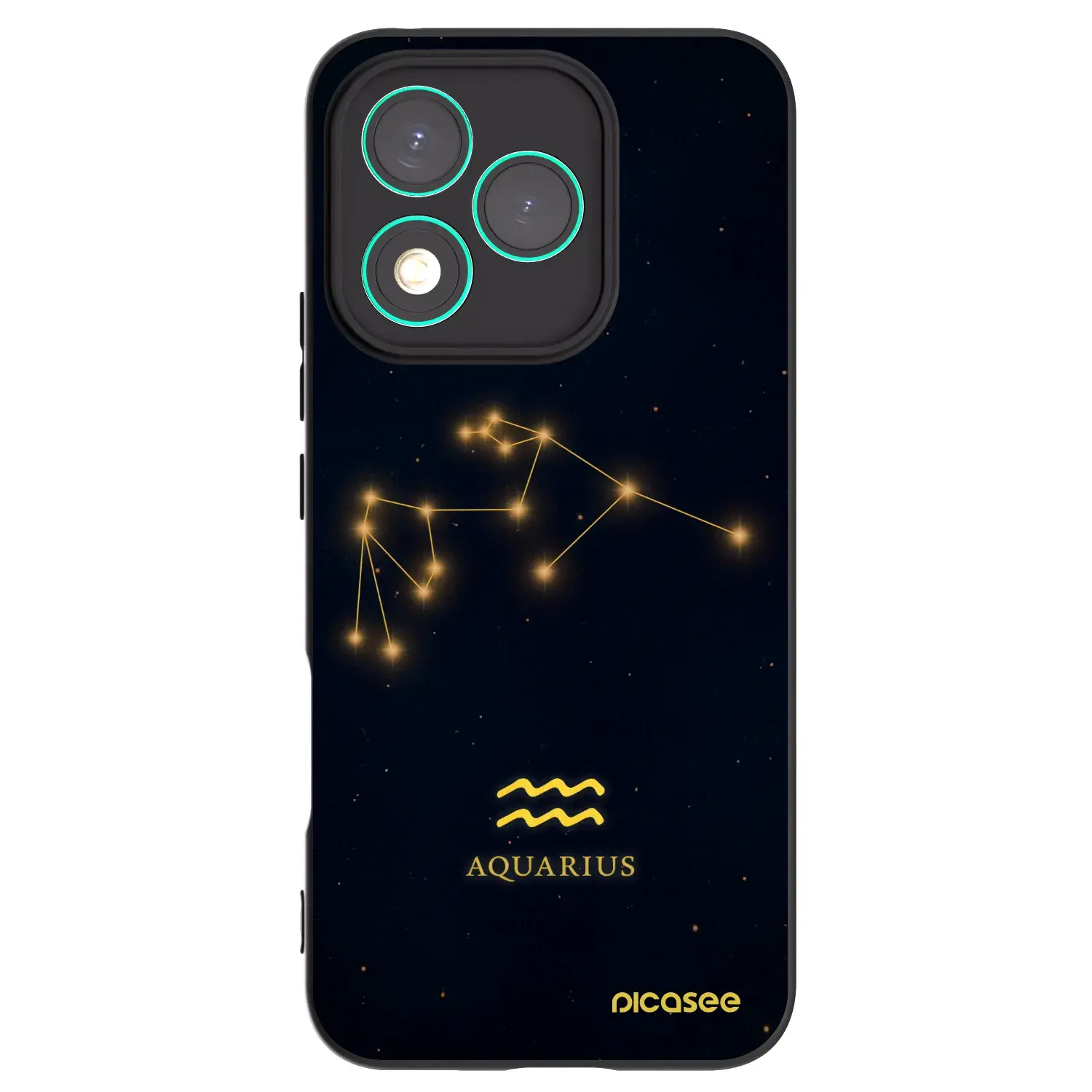Silikonový černý obal pro Honor 400 Lite 5G - AQUARIUS
