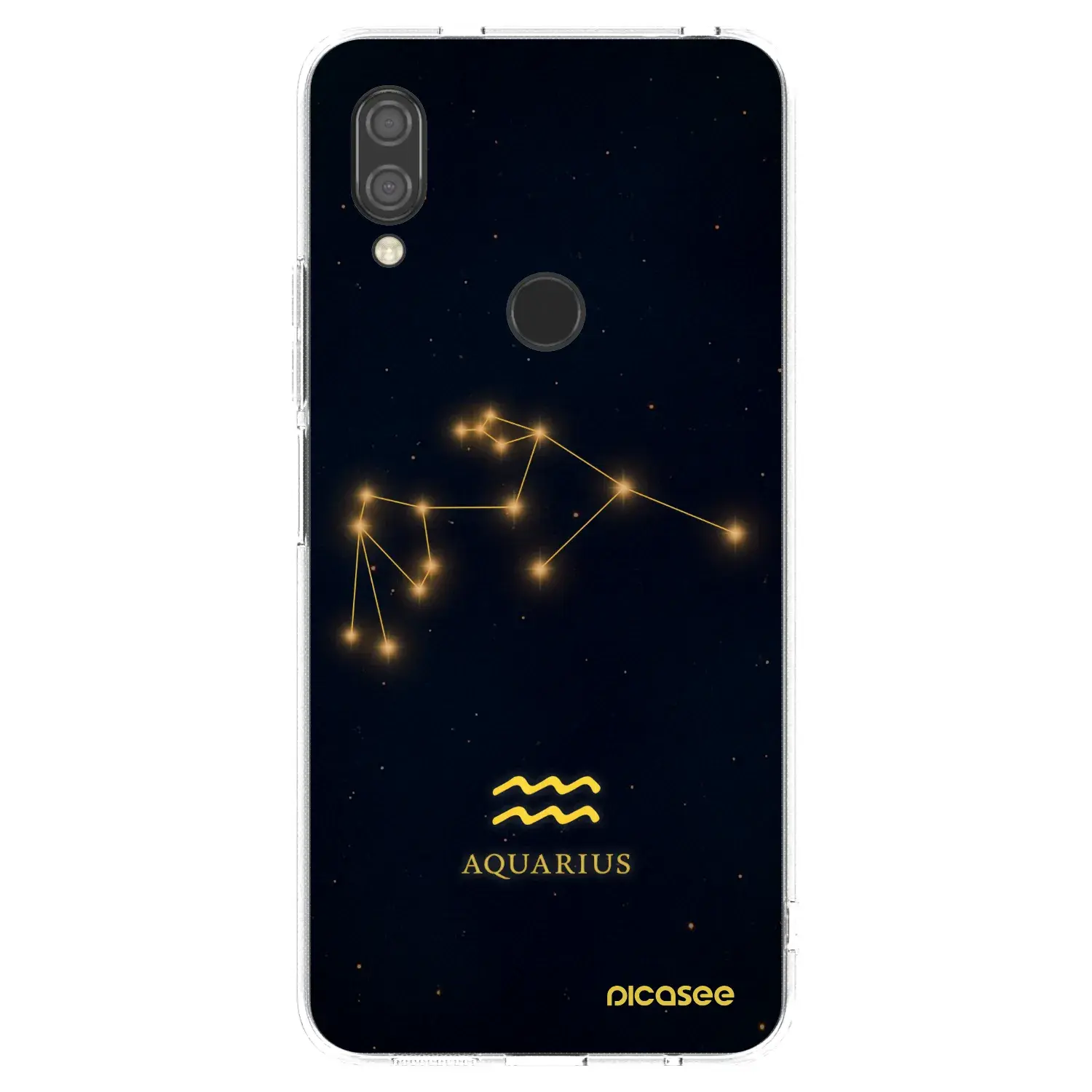 Silikonový průhledný obal pro Xiaomi Redmi 7 - AQUARIUS