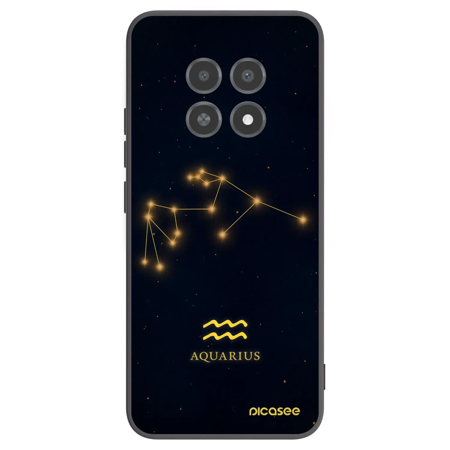 Silikonový černý obal pro Realme 12X - AQUARIUS