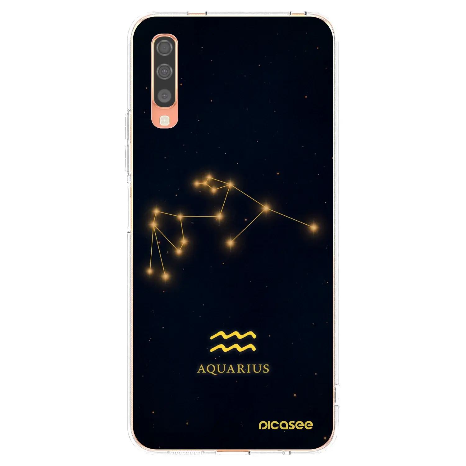 Silikonový průhledný obal pro Samsung Galaxy A70 A705F - AQUARIUS