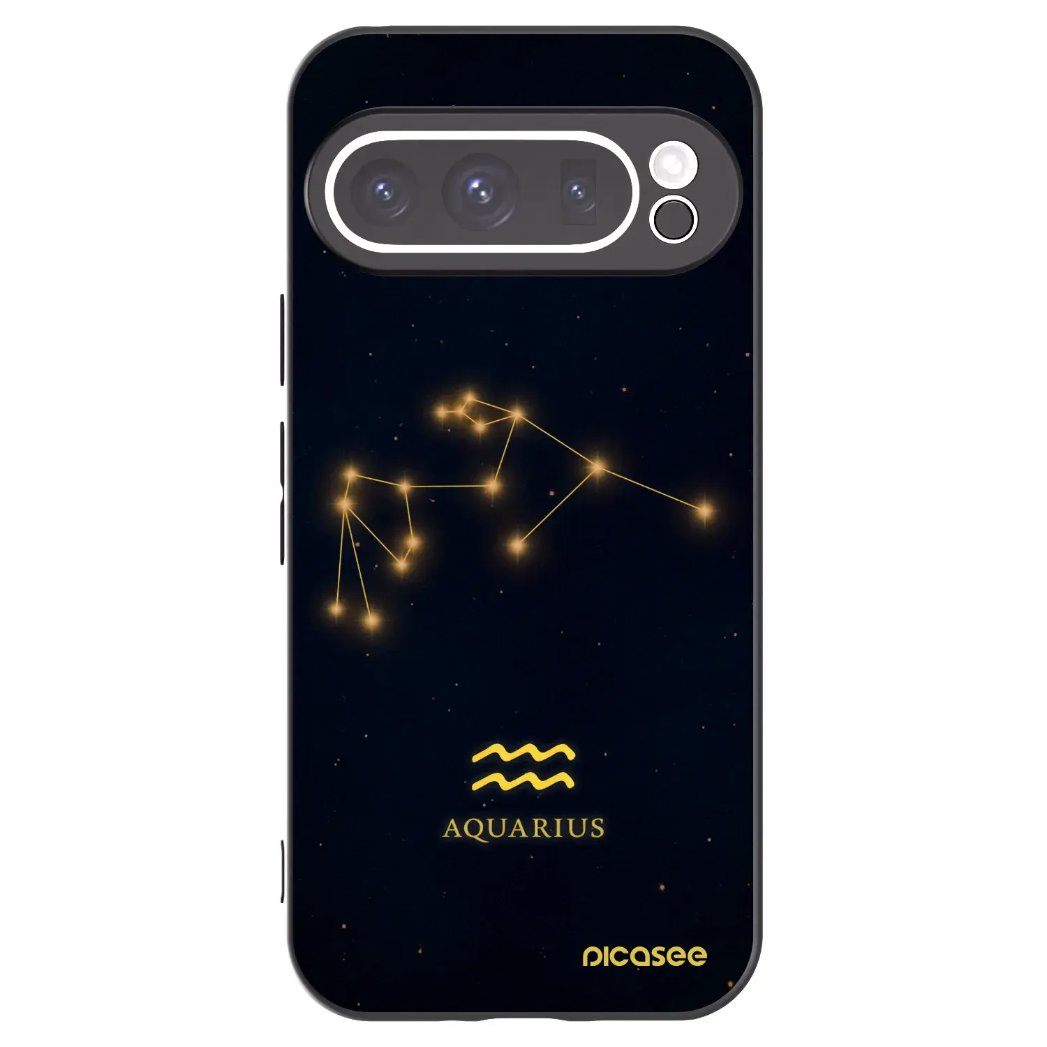 Silikonový černý obal pro Google Pixel 9 Pro XL - AQUARIUS