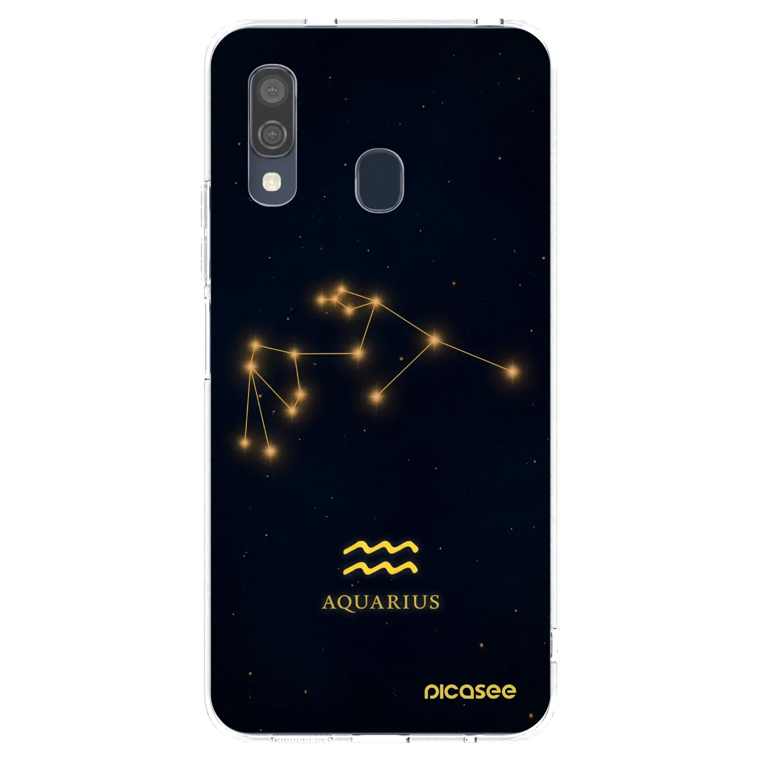 Silikonový průhledný obal pro Samsung Galaxy A40 A405F - AQUARIUS