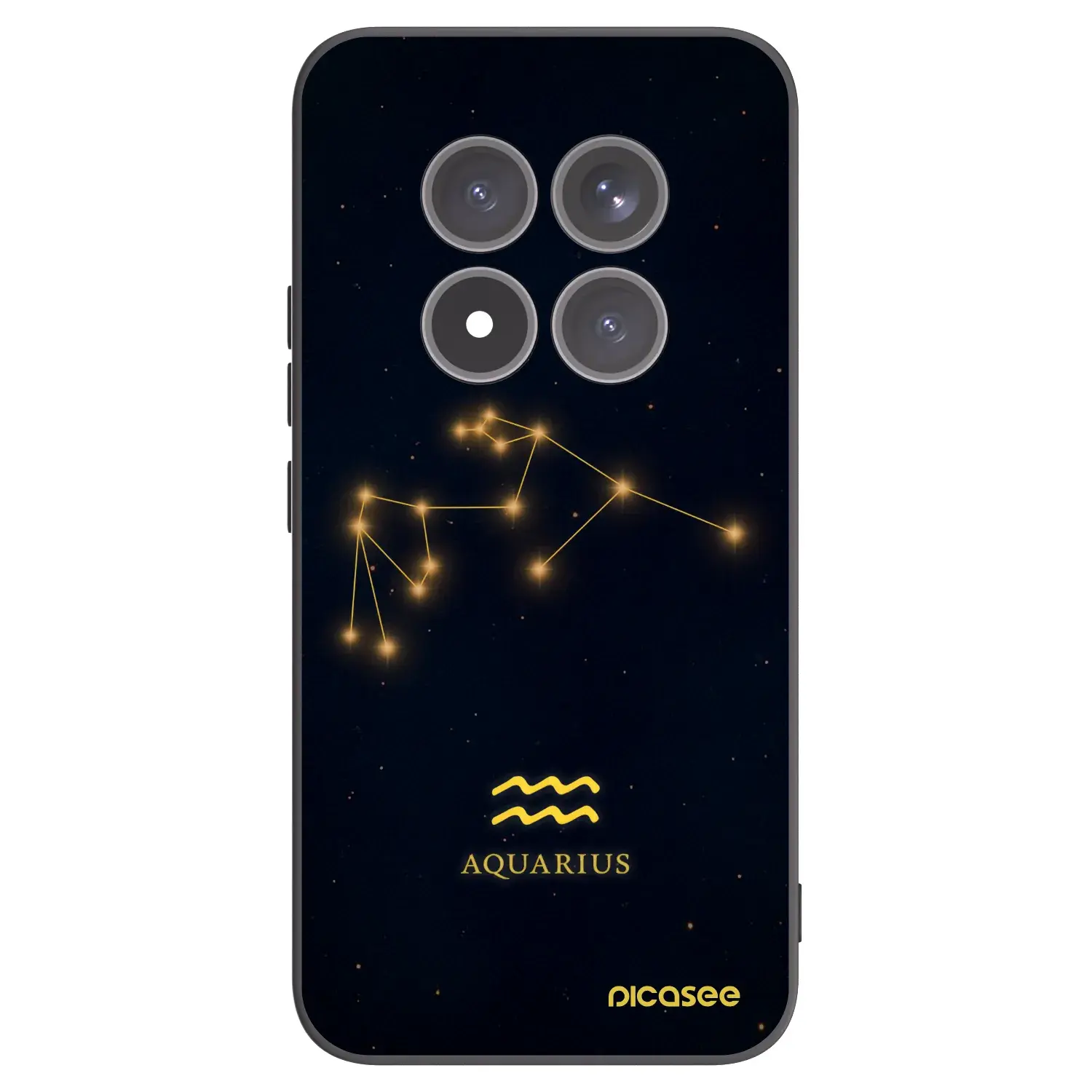 Silikonový černý obal pro Xiaomi Redmi Note 15 Pro+ - AQUARIUS