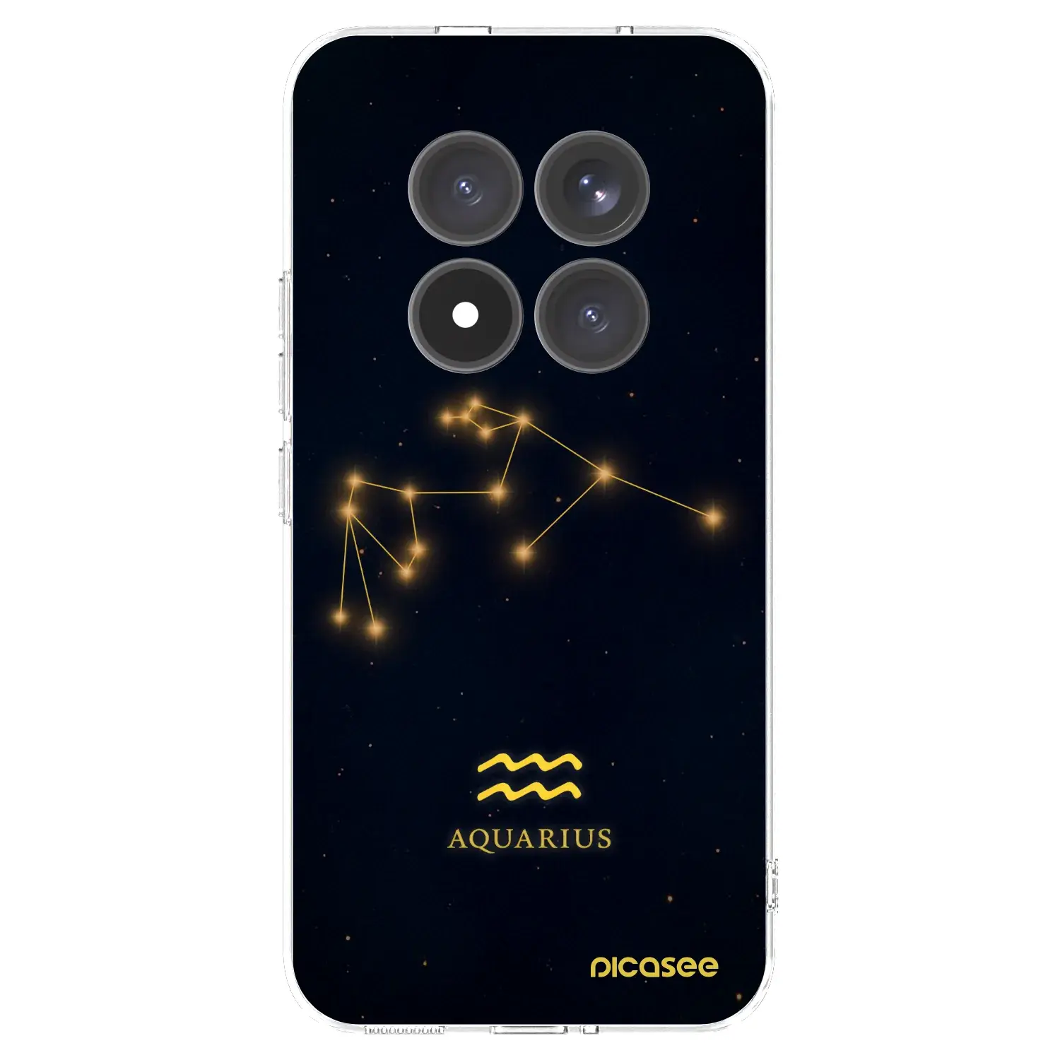 Silikonový průhledný obal pro Xiaomi Redmi Note 15 Pro+ - AQUARIUS