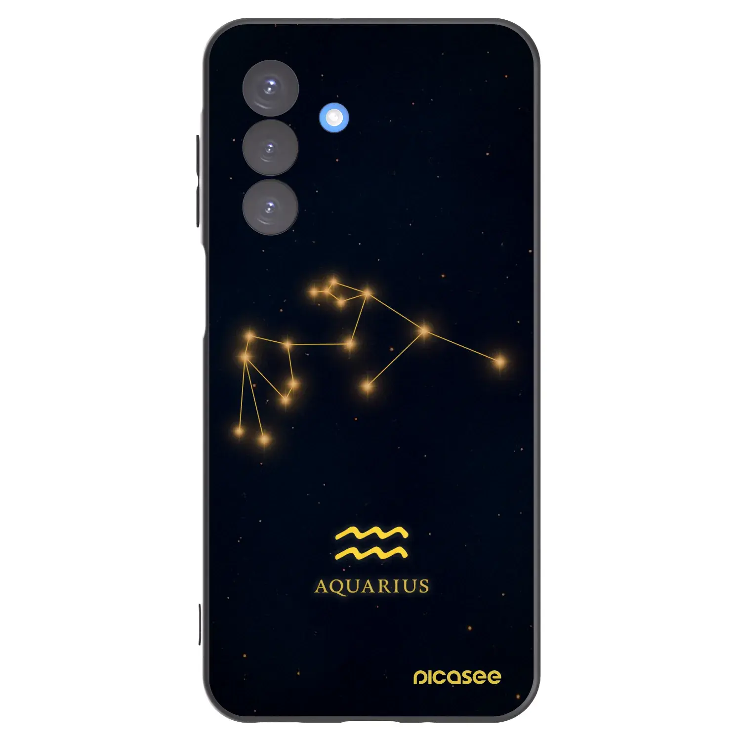 Silikonový černý obal pro Samsung Galaxy A17 5G - AQUARIUS