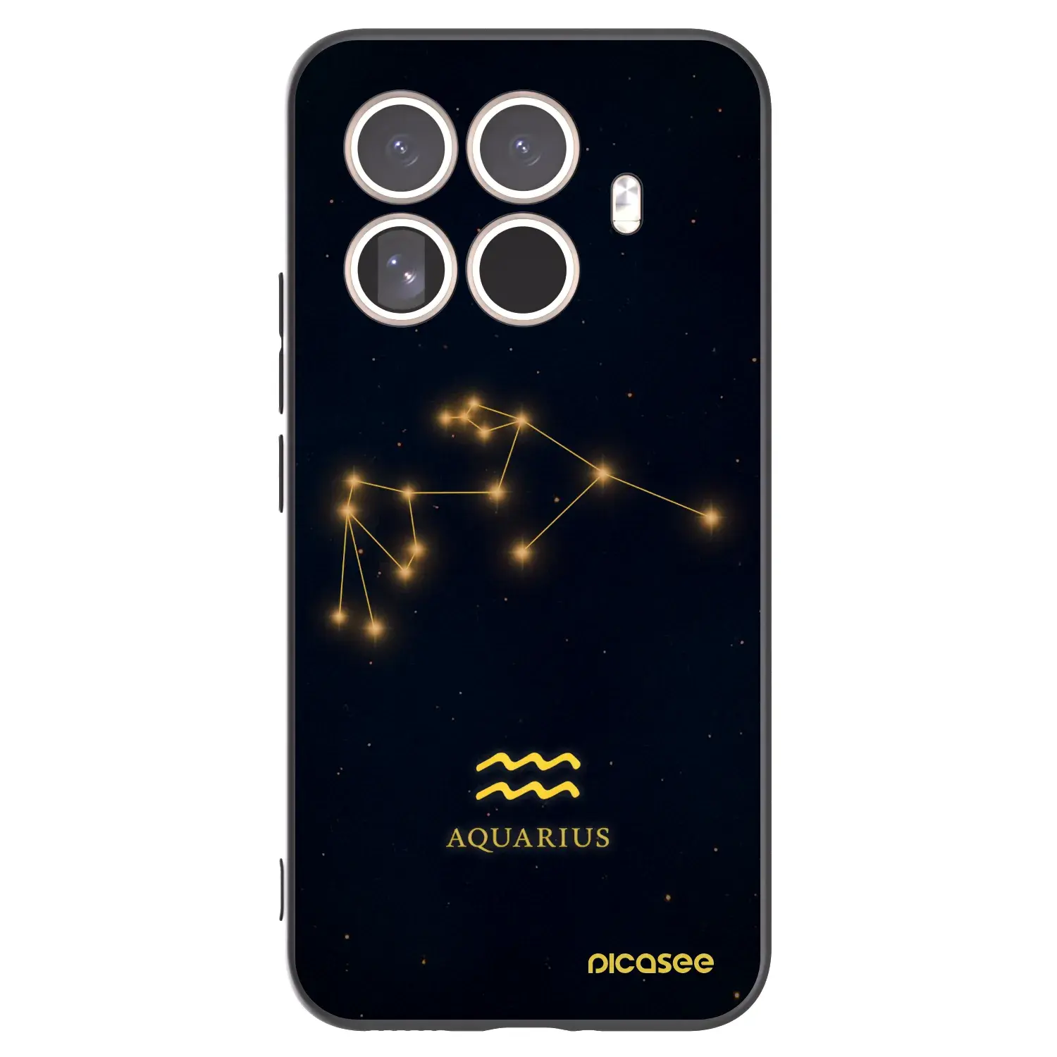Silikonový černý obal pro Xiaomi 15T Pro - AQUARIUS