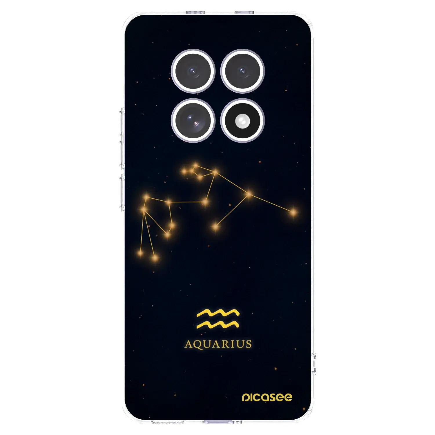 Silikonový průhledný obal pro Xiaomi Redmi Note 15 4G - AQUARIUS