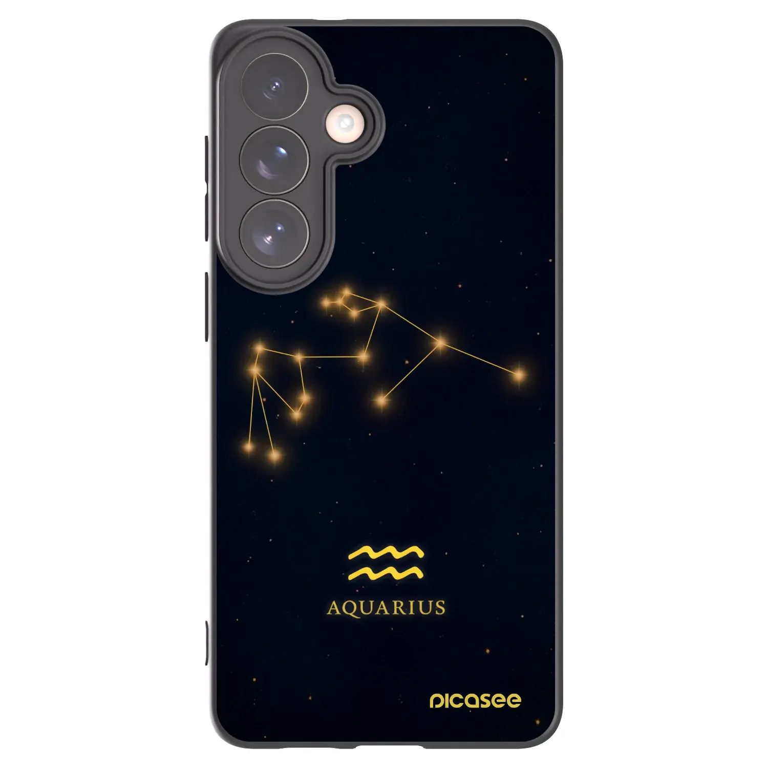 Silikonový černý obal pro Samsung Galaxy S26+ - AQUARIUS