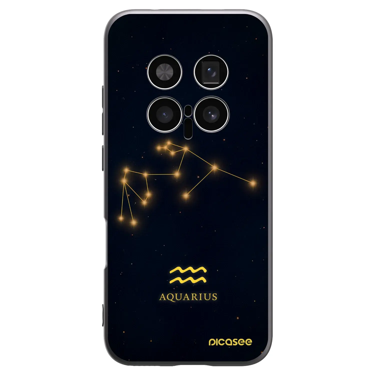 Silikonový černý obal pro Honor Magic8 Pro 5G - AQUARIUS