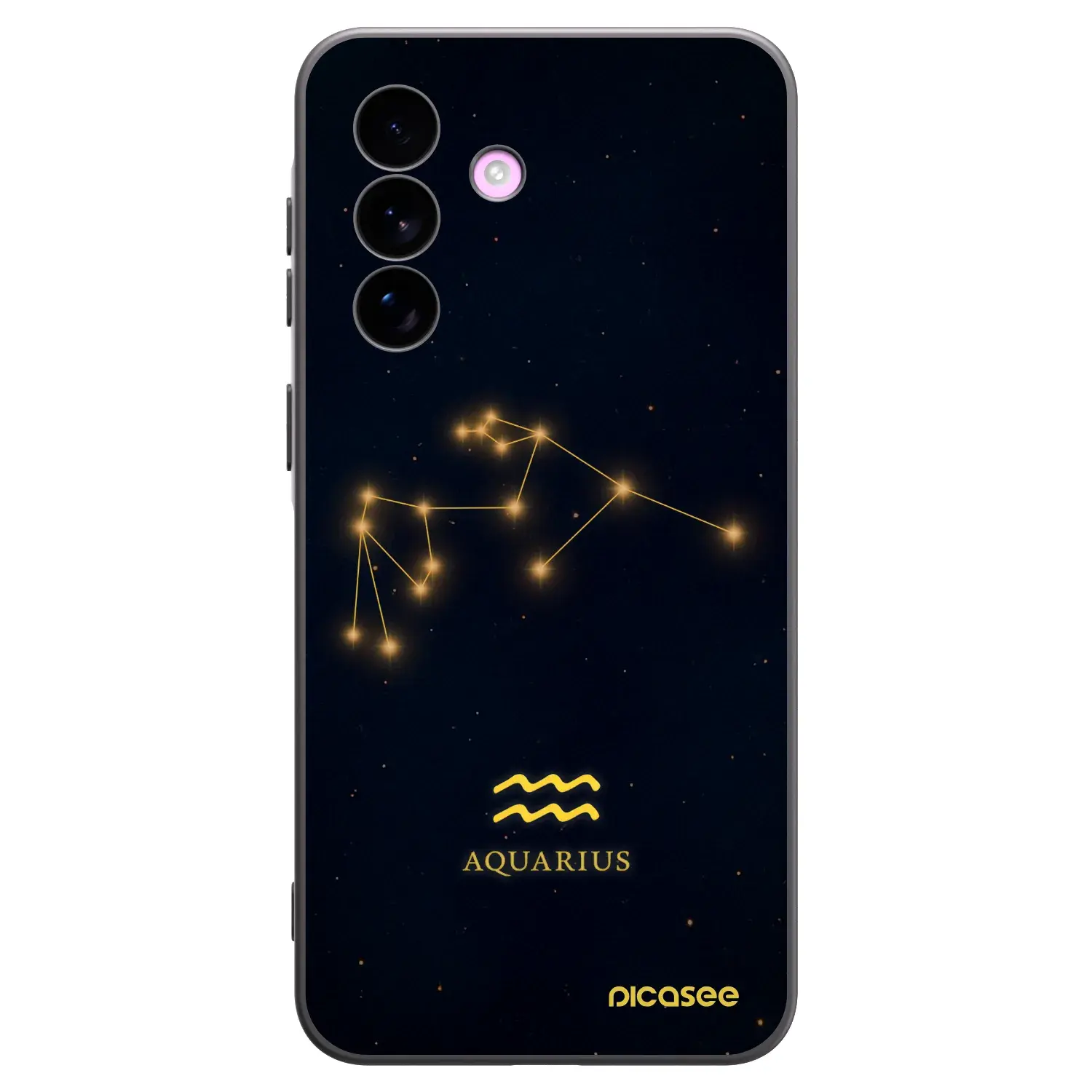 Silikonový černý obal pro Samsung Galaxy A57 5G - AQUARIUS