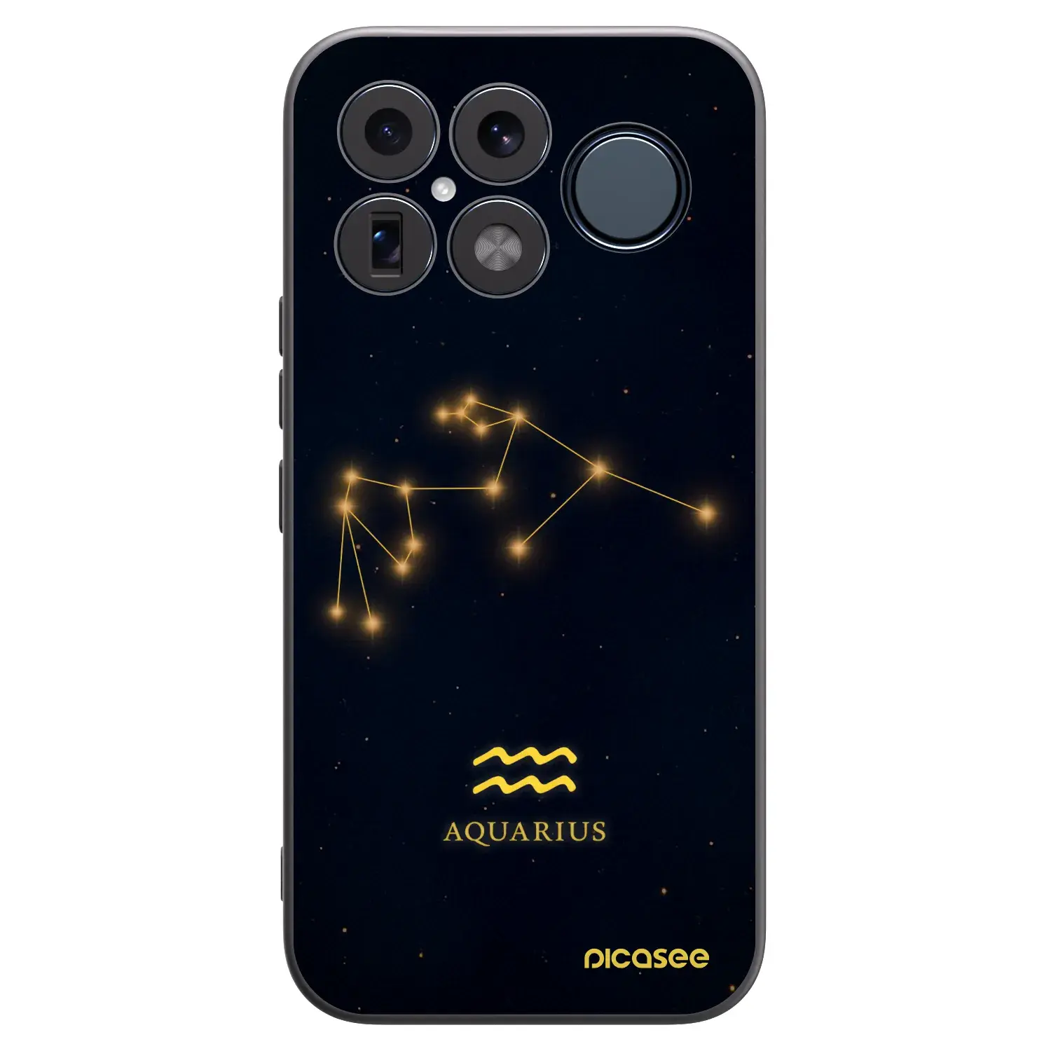 Silikonový černý obal pro Xiaomi Poco F8 Ultra - AQUARIUS