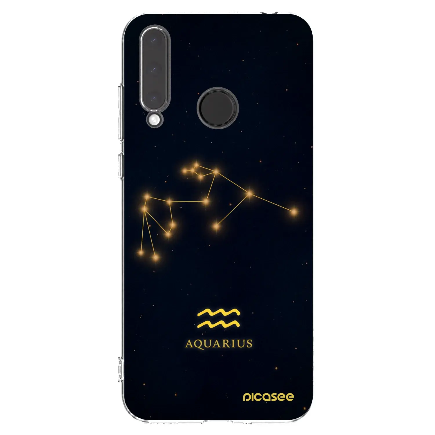 Silikonový průhledný obal pro Honor 20 Lite - AQUARIUS
