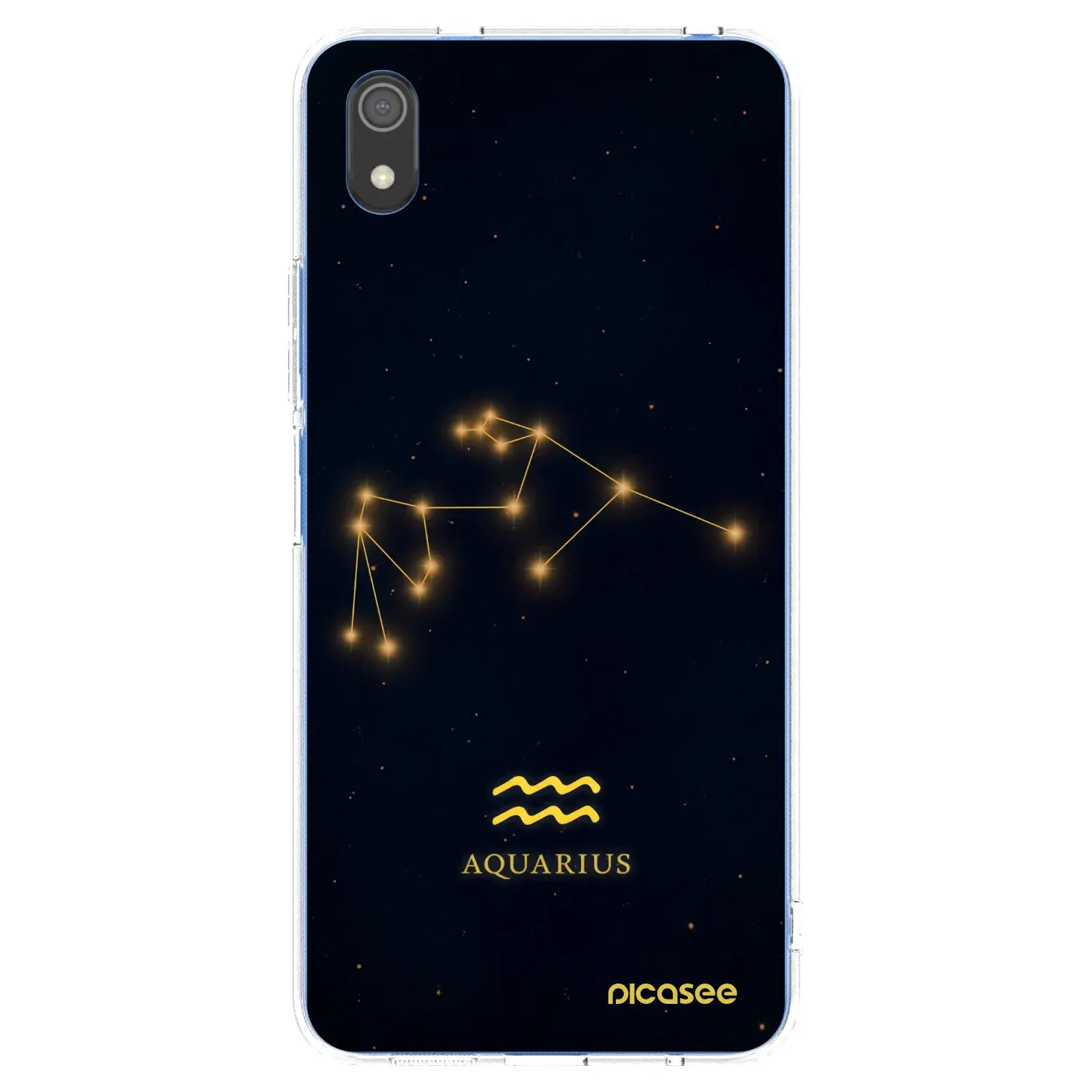Silikonový průhledný obal pro Xiaomi Redmi 7A - AQUARIUS