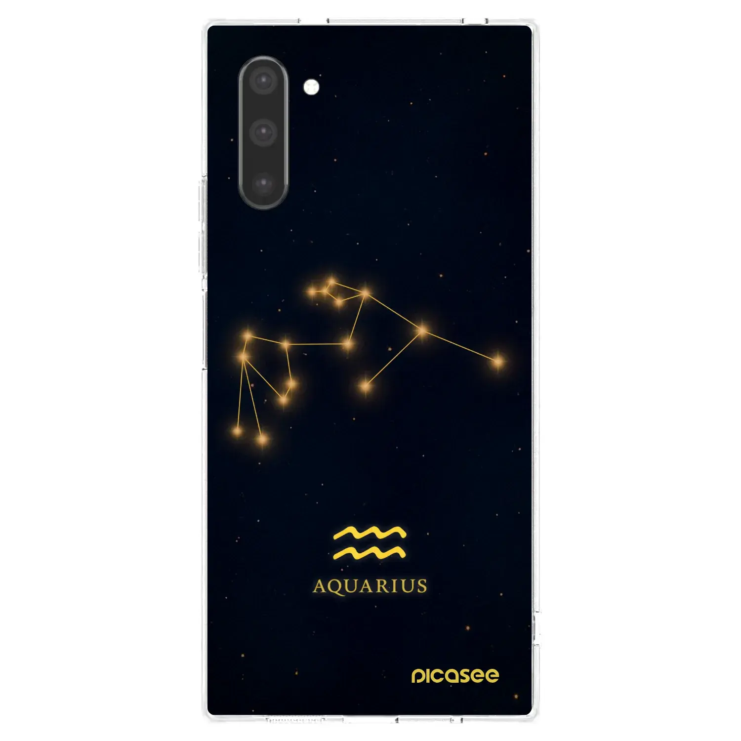 Silikonový průhledný obal pro Samsung Galaxy Note 10 N970F - AQUARIUS