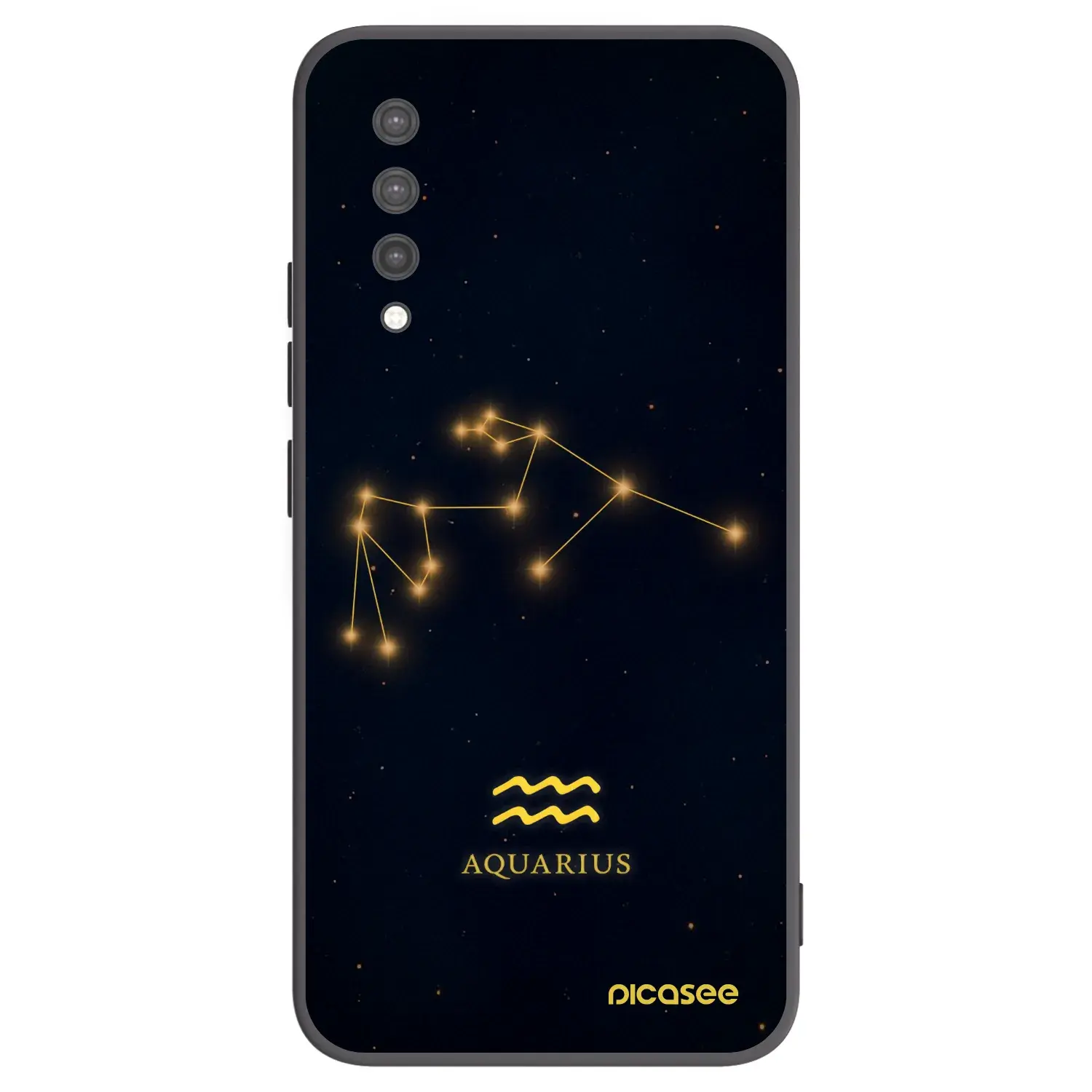 Silikonový černý obal pro Xiaomi Mi 9 Lite - AQUARIUS