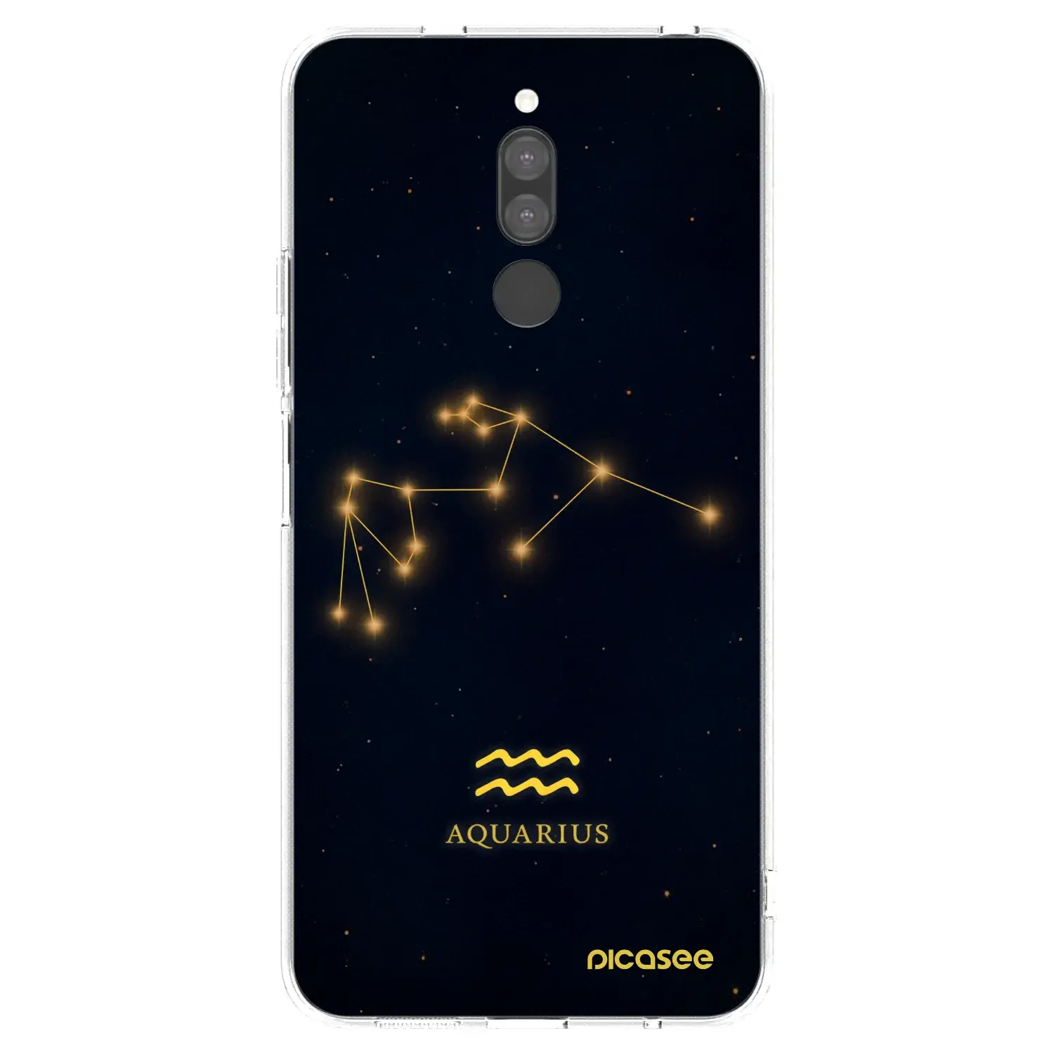 Silikonový průhledný obal pro Xiaomi Redmi 8 - AQUARIUS
