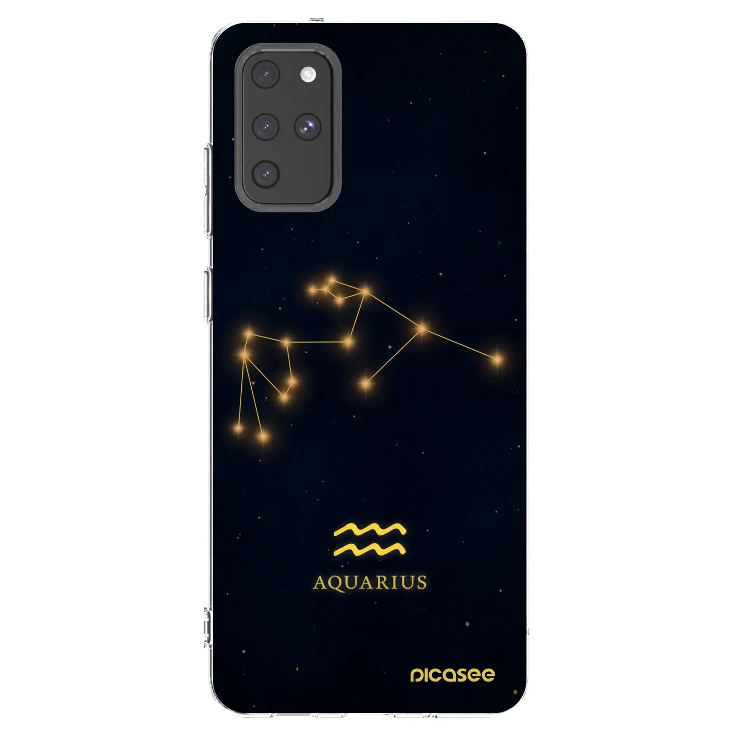 Silikonový průhledný obal pro Samsung Galaxy S20+ G985F - AQUARIUS