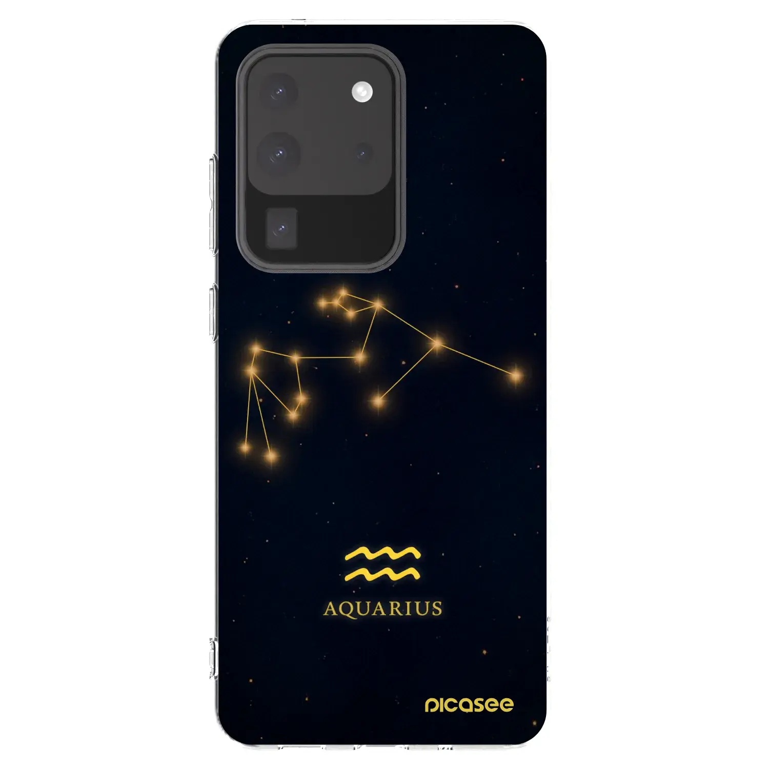 Silikonový průhledný obal pro Samsung Galaxy S20 Ultra 5G G988F - AQUARIUS