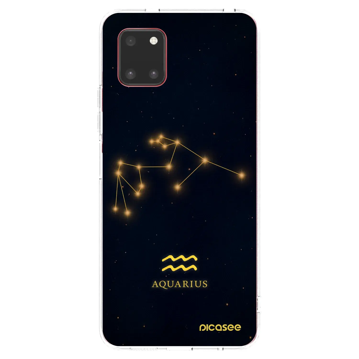 Silikonový průhledný obal pro Samsung Galaxy Note 10 Lite N770F - AQUARIUS