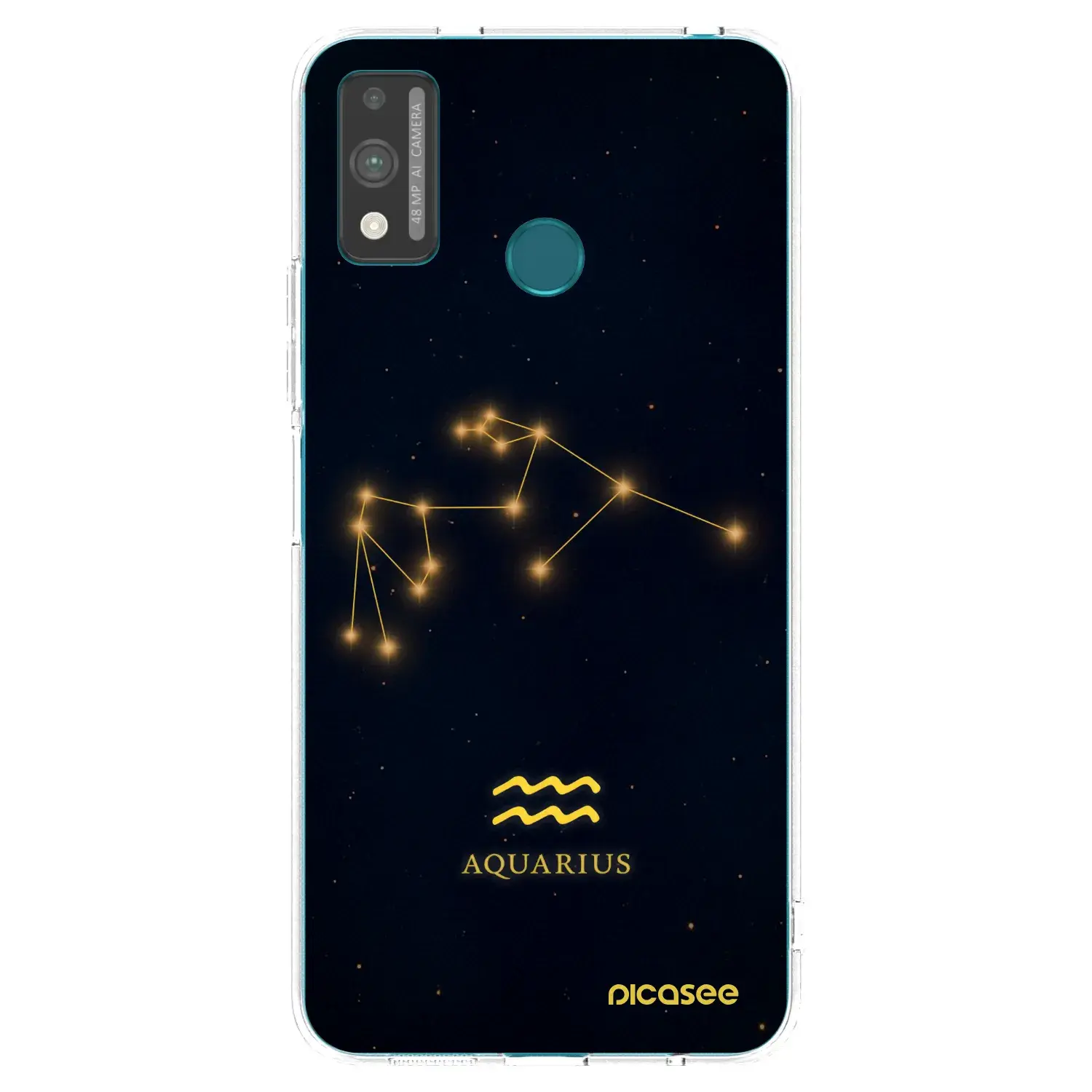 Silikonový průhledný obal pro Honor 9X Lite - AQUARIUS