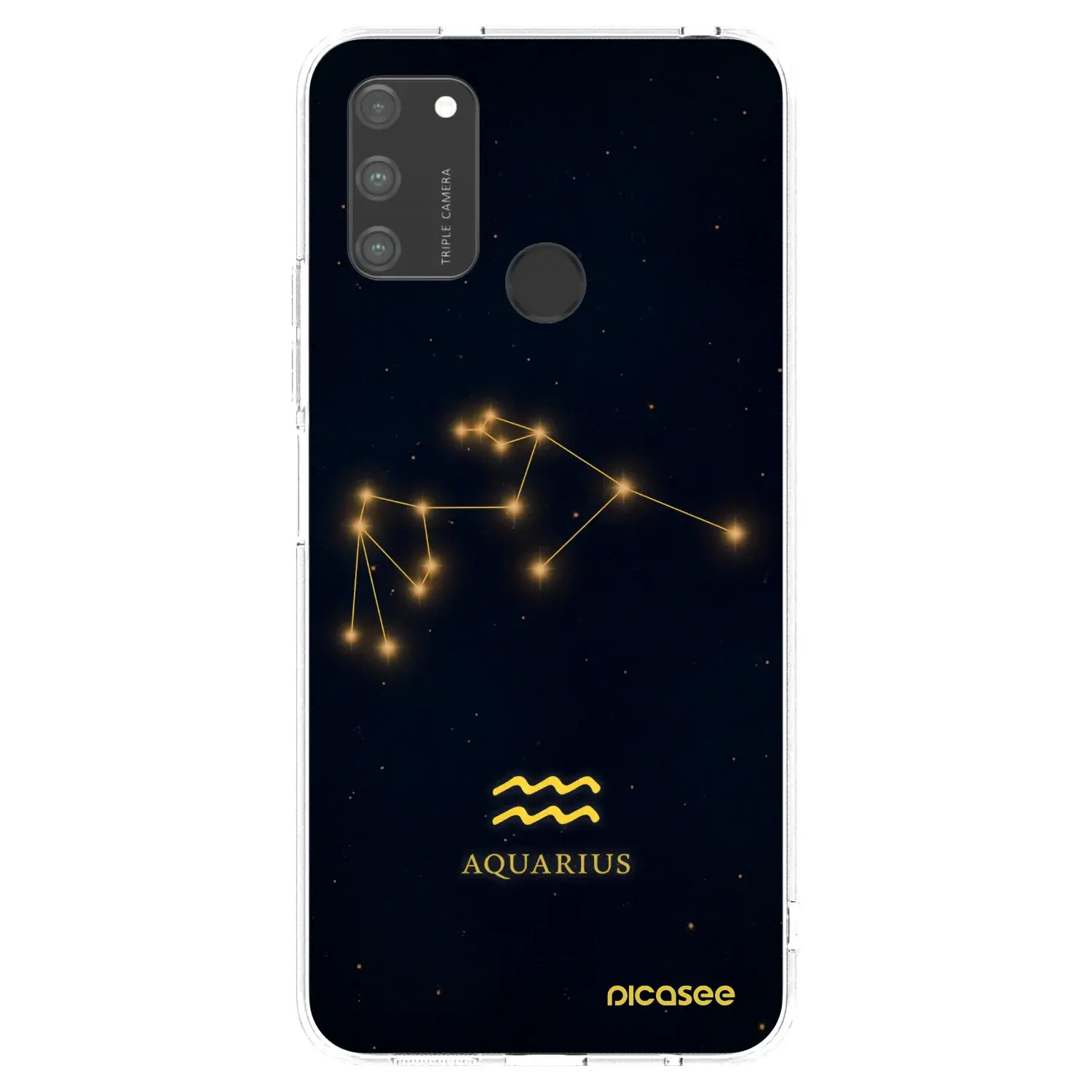 Silikonový průhledný obal pro Honor 9A - AQUARIUS