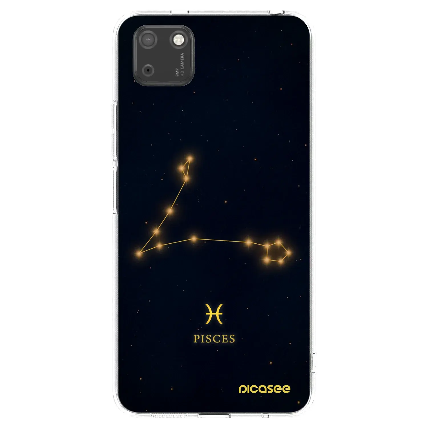 Silikonový průhledný obal pro Huawei Y5P - PISCES
