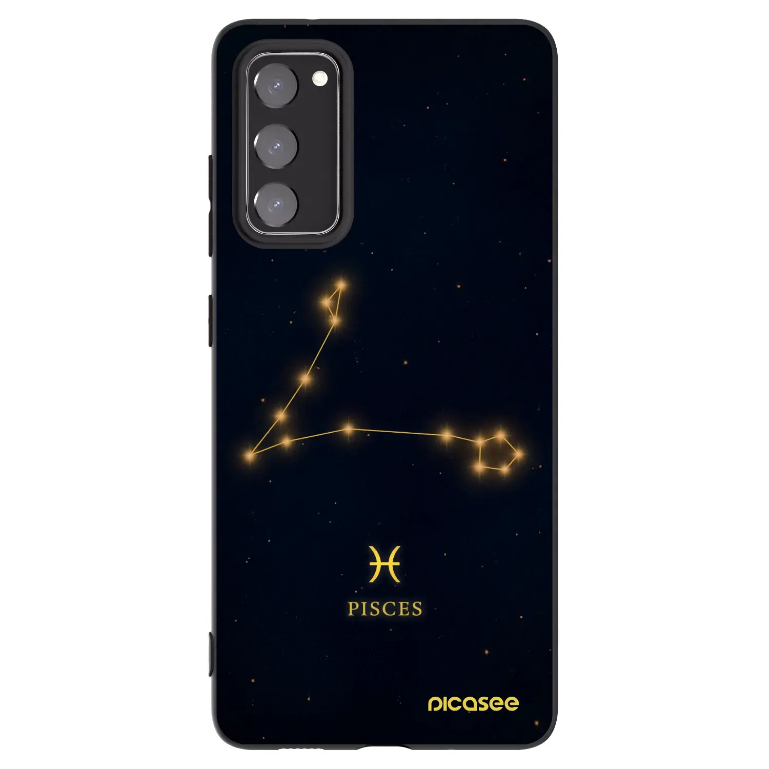 Silikonový černý obal pro Samsung Galaxy S20 FE - PISCES