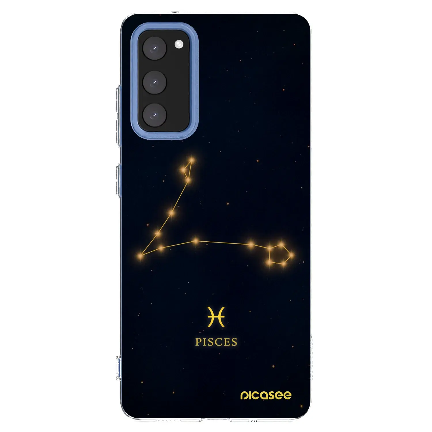 Silikonový průhledný obal pro Samsung Galaxy S20 FE - PISCES