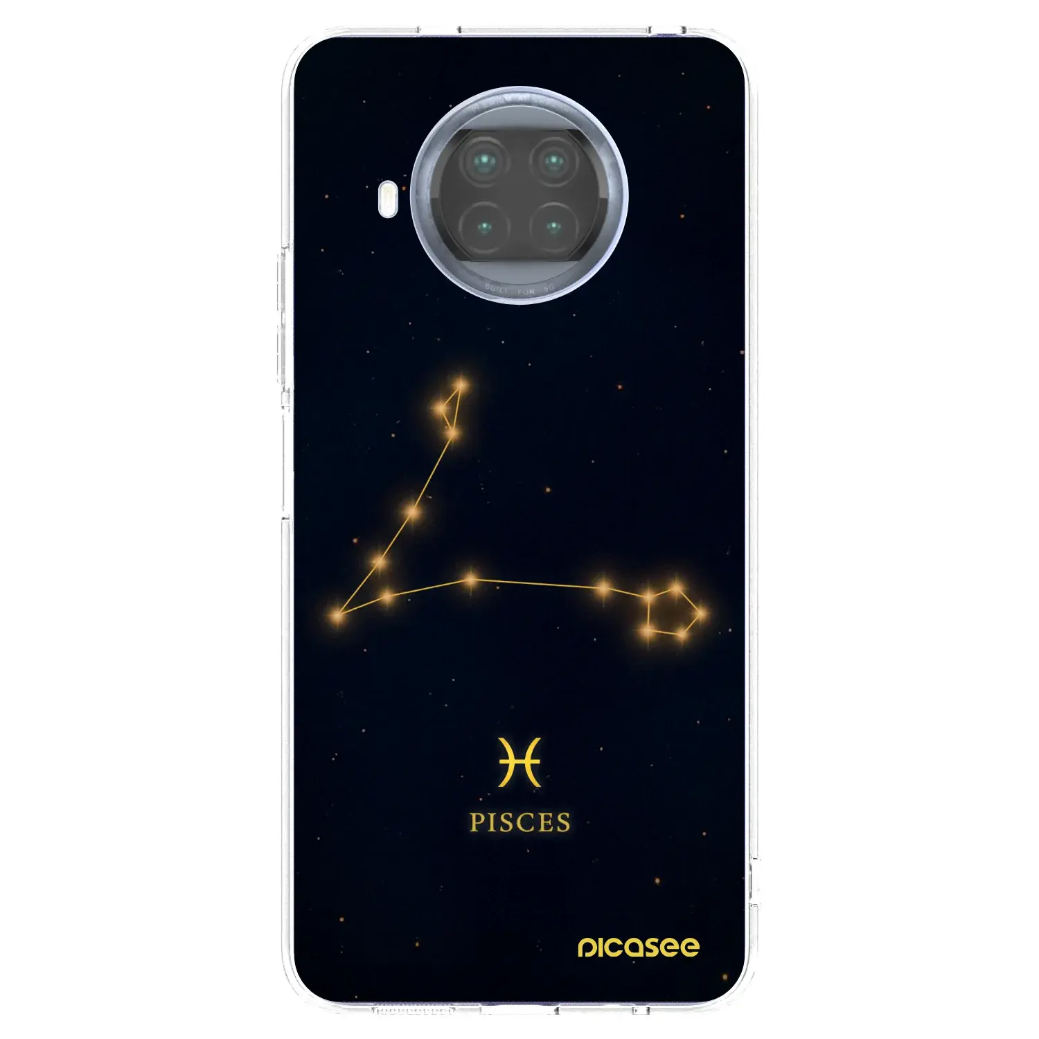 Silikonový průhledný obal pro Xiaomi Mi 10T Lite - PISCES