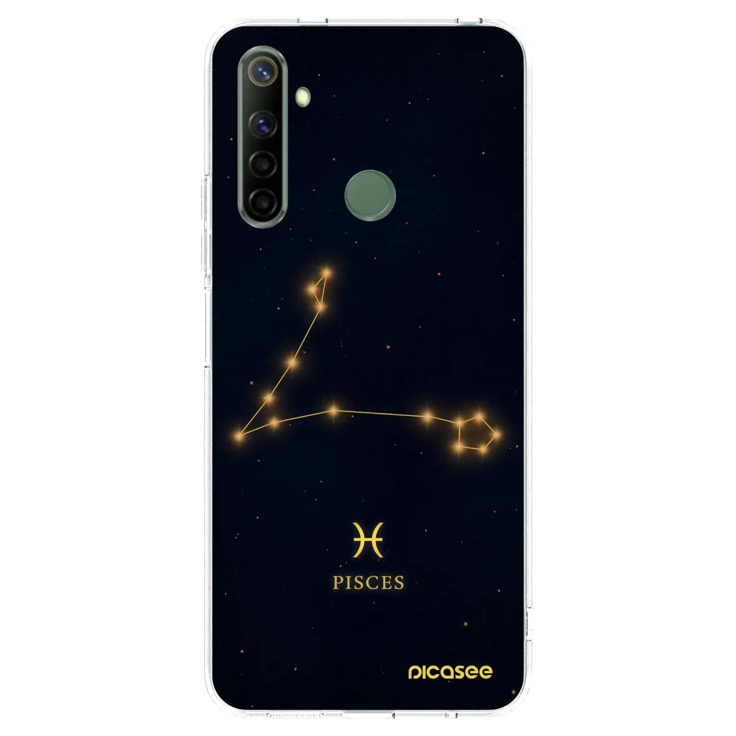 Silikonový průhledný obal pro Realme 6i - PISCES