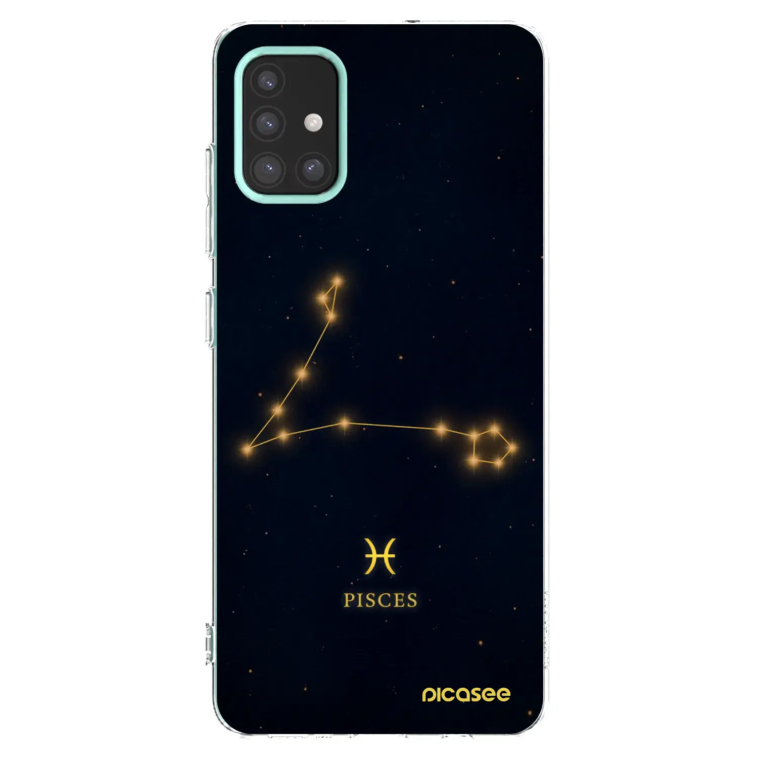 Silikonový průhledný obal pro Samsung Galaxy M31s - PISCES
