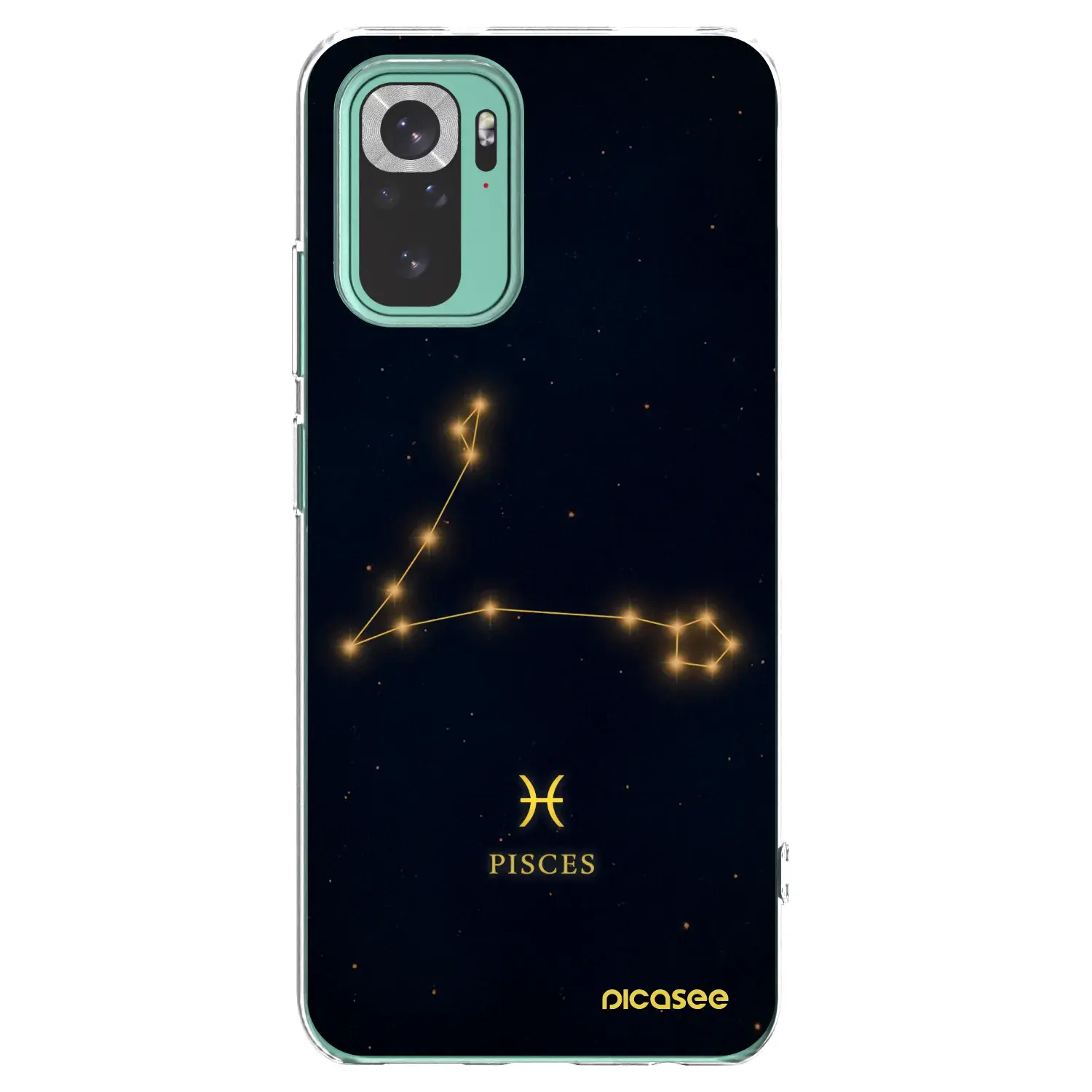 Silikonový průhledný obal pro Xiaomi Redmi Note 10 Pro - PISCES