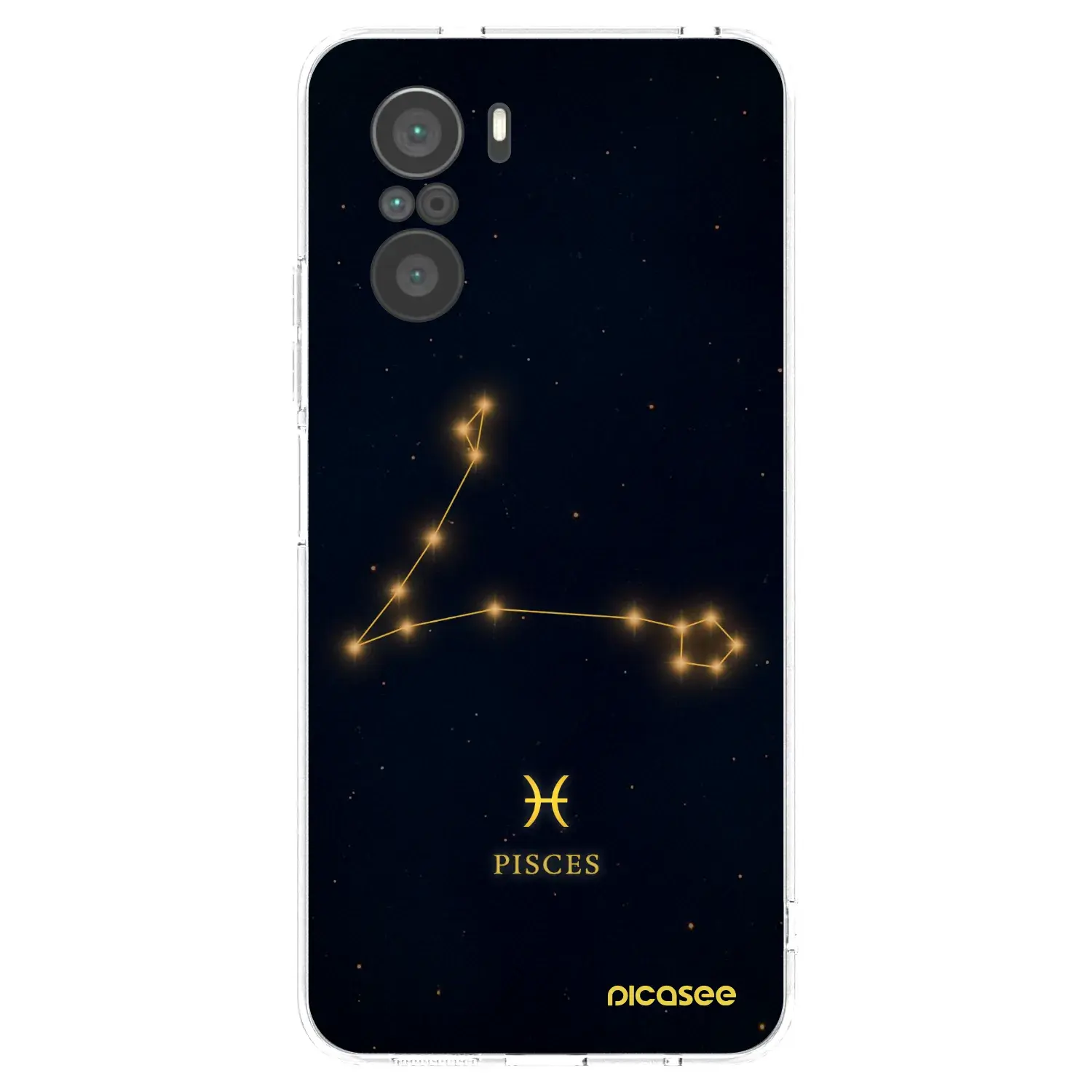 Silikonový průhledný obal pro Xiaomi Poco F3 - PISCES