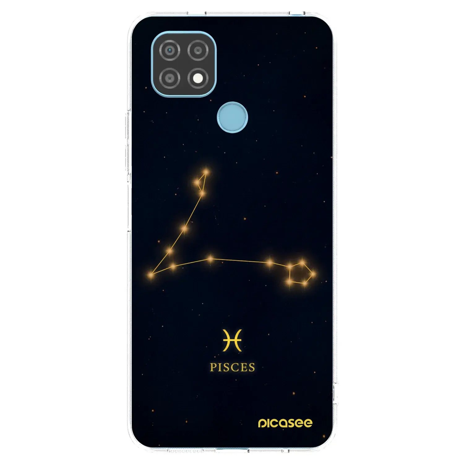 Silikonový průhledný obal pro Realme C21 - PISCES