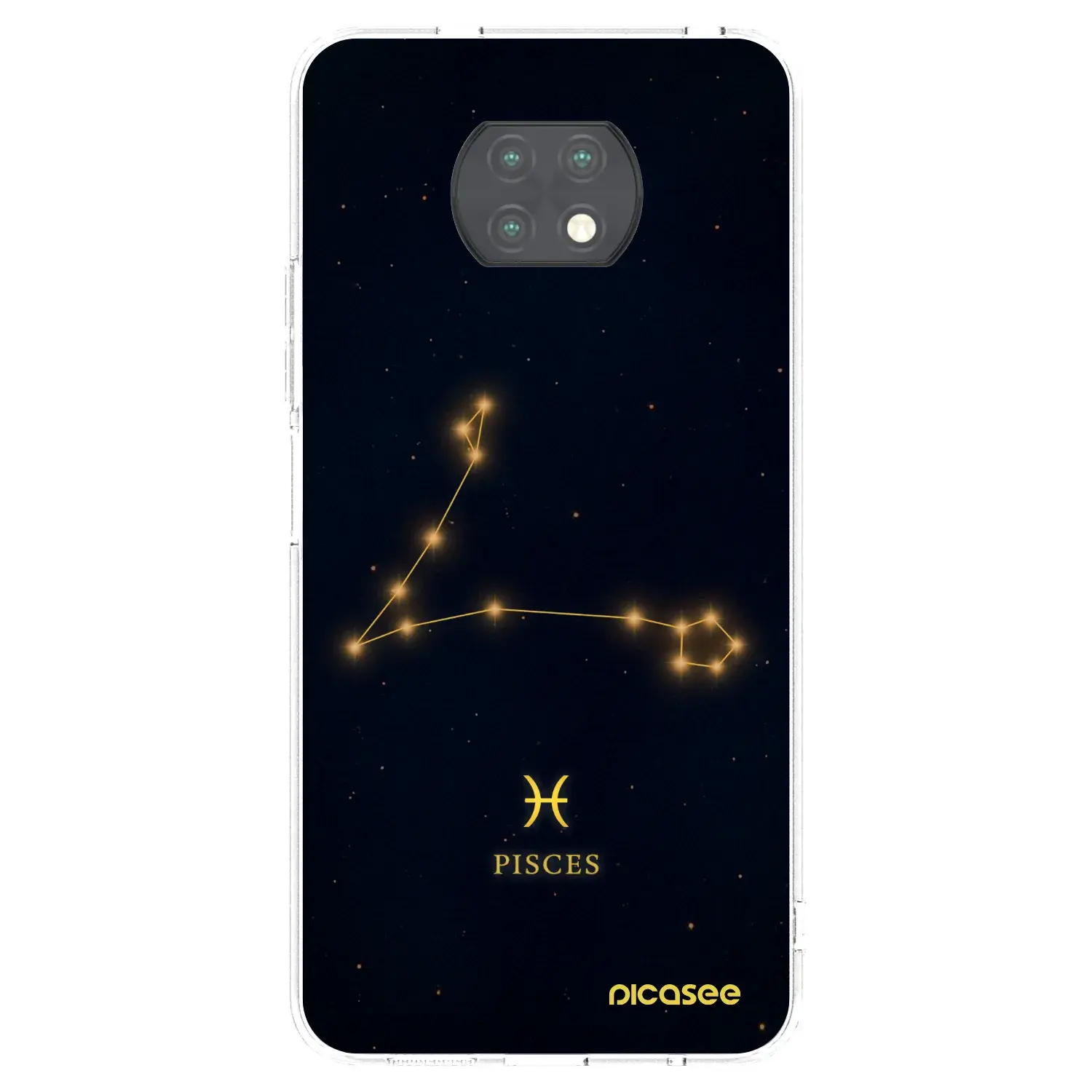 Silikonový průhledný obal pro Xiaomi Redmi Note 9T - PISCES