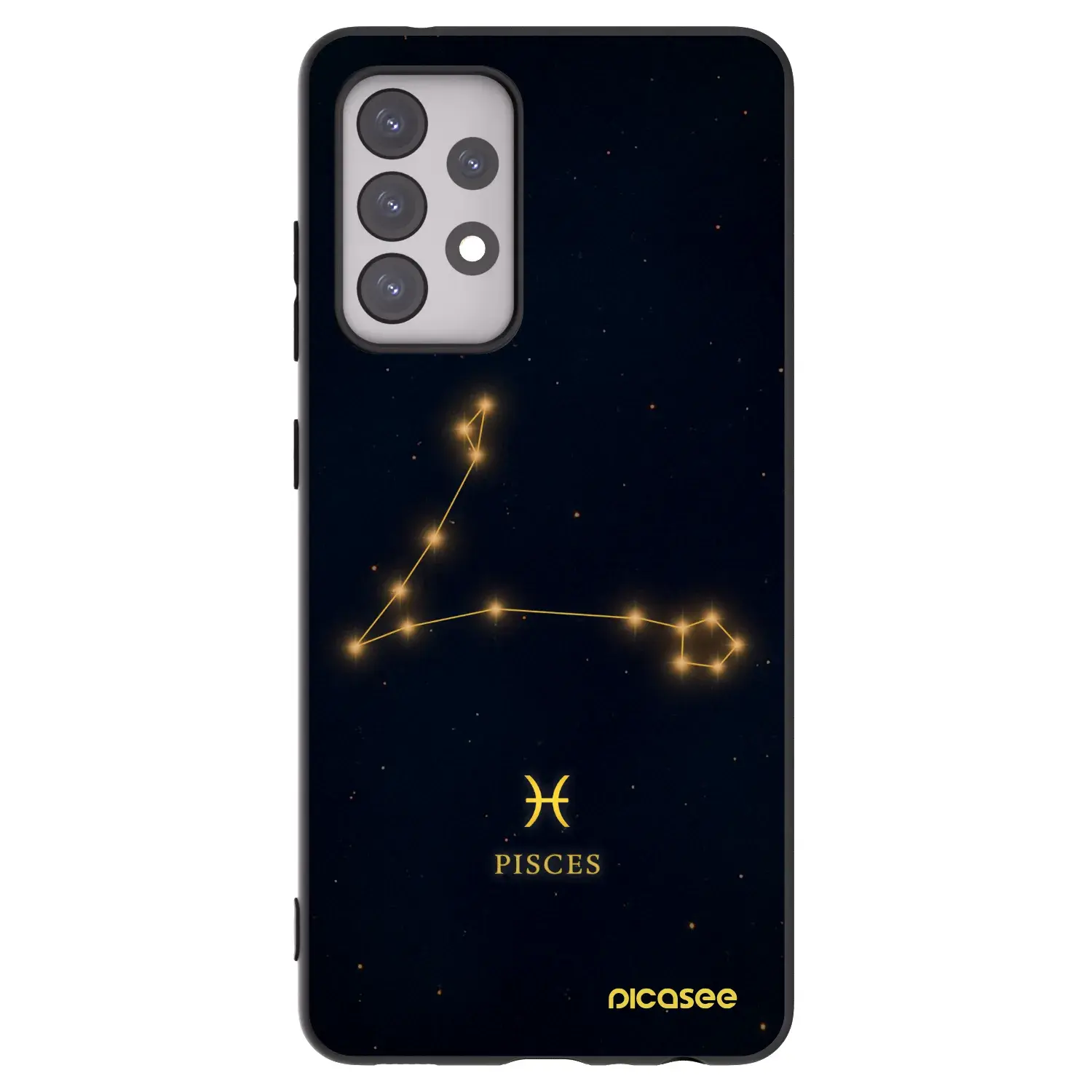 Silikonový černý obal pro Samsung Galaxy A52s 5G A528B - PISCES