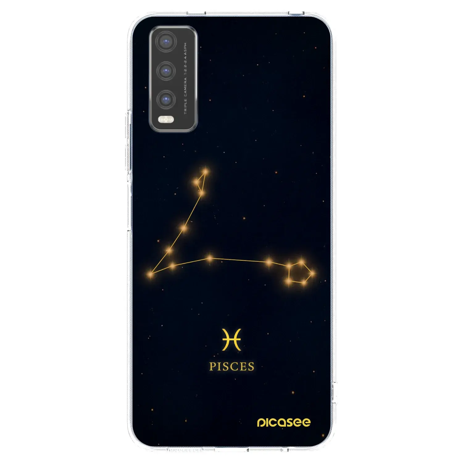 Silikonový průhledný obal pro Vivo Y20s - PISCES