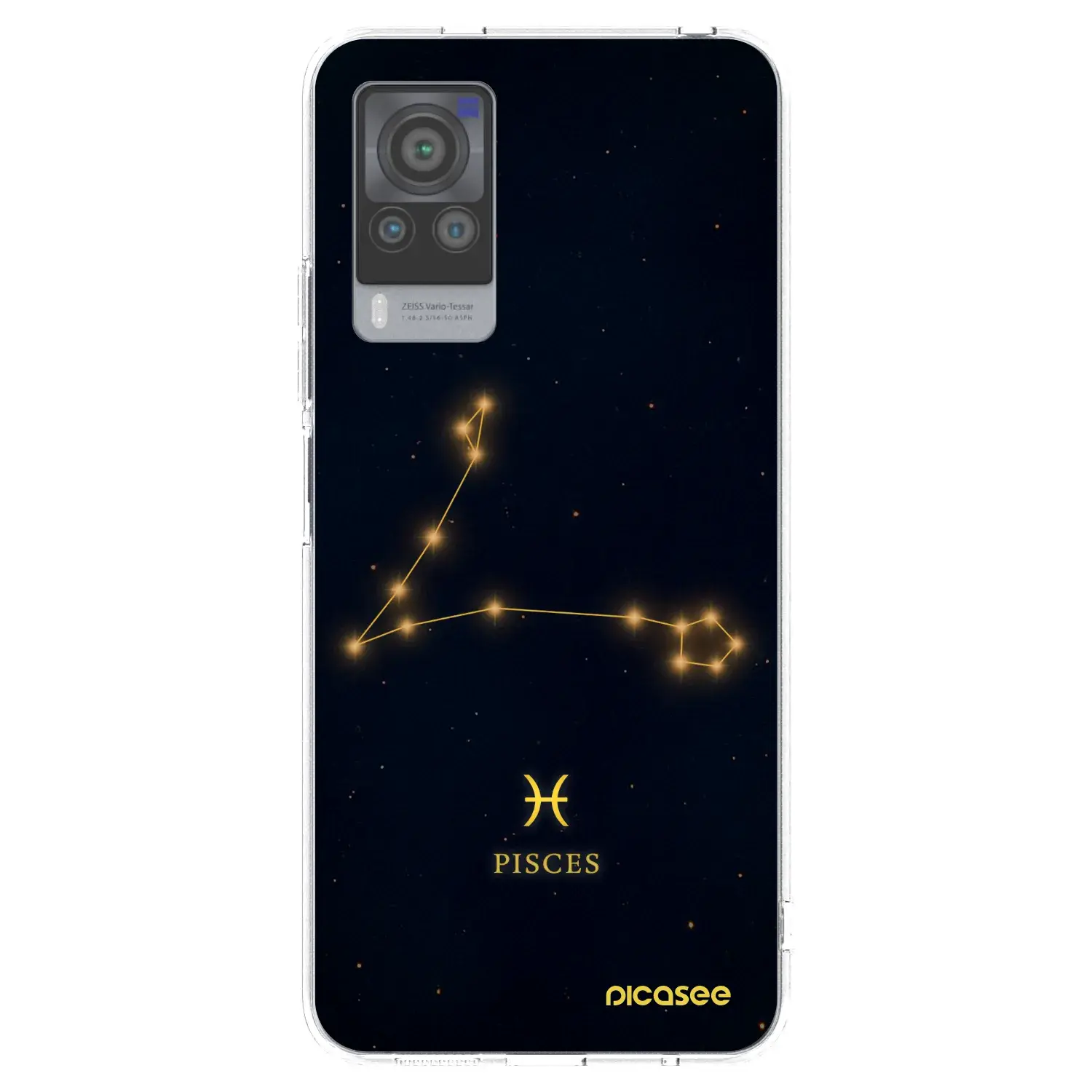 Silikonový průhledný obal pro Vivo X60 Pro 5G - PISCES